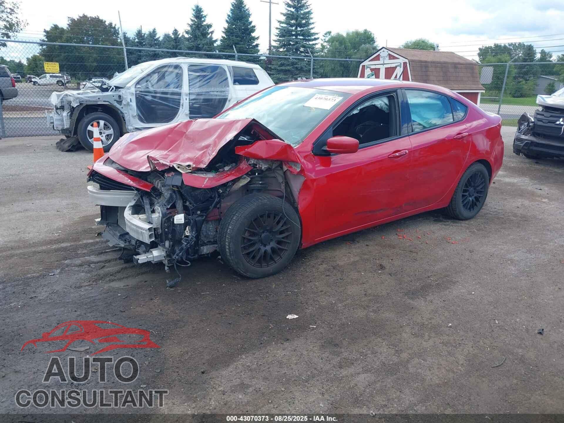 DODGE DART 2013 - 1C3CDFBA9DD308183