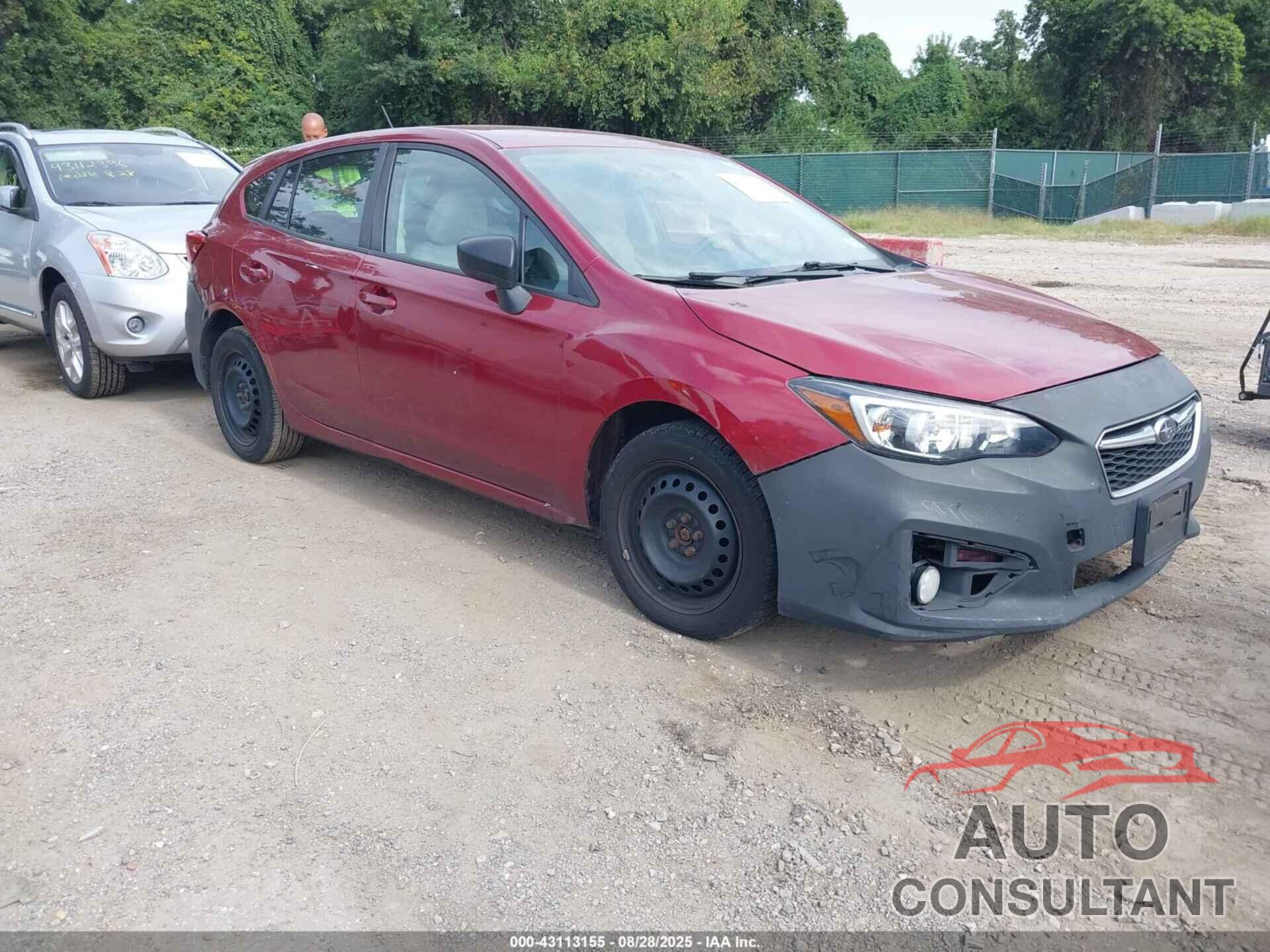SUBARU IMPREZA 2019 - 4S3GTAA6XK3739280