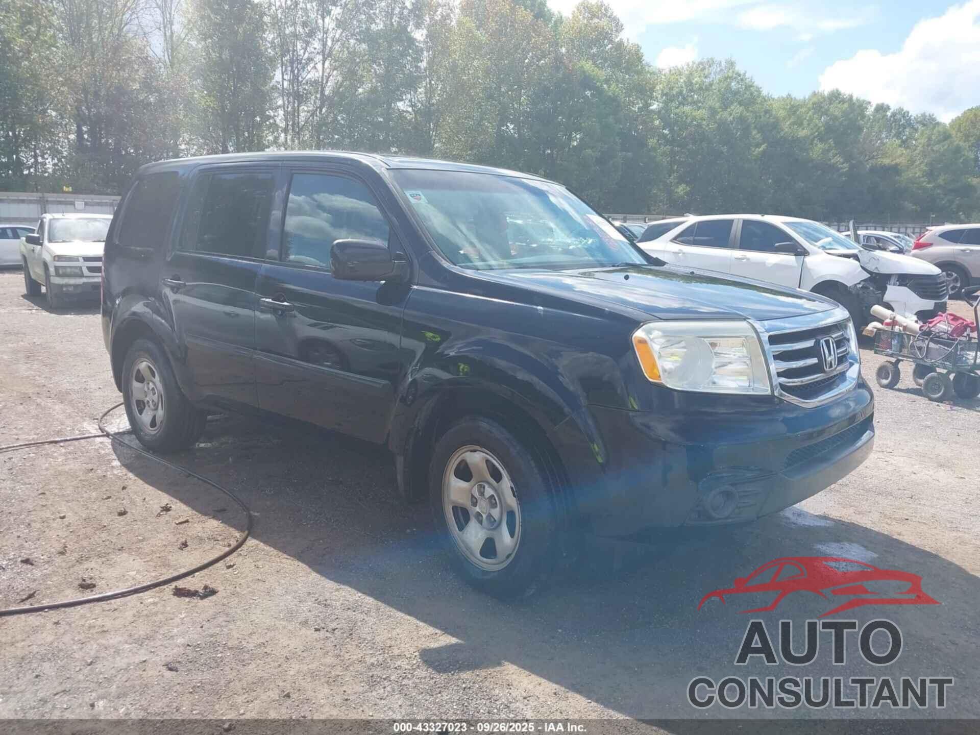 HONDA PILOT 2012 - 5FNYF3H2XCB017726