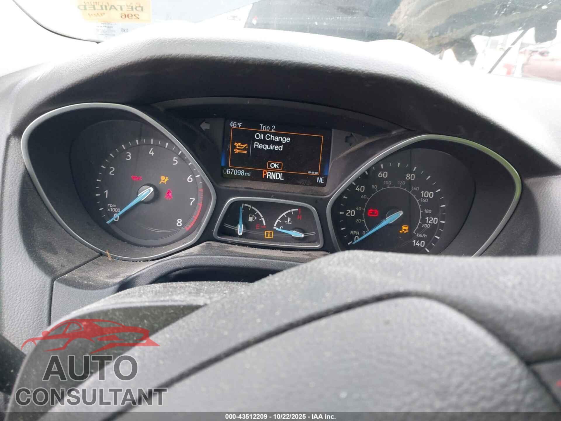 FORD FOCUS 2016 - 1FADP3F20GL340965