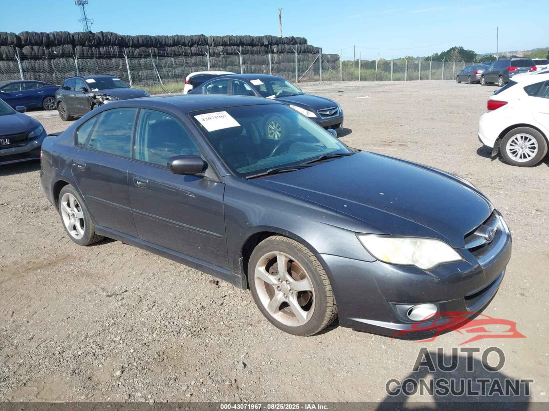 SUBARU LEGACY 2009 - 4S3BL626X97227687