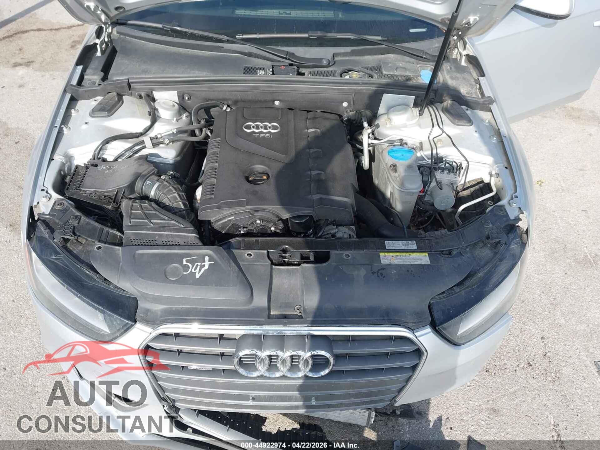 AUDI A4 2013 - WAUDFAFL4DN043639