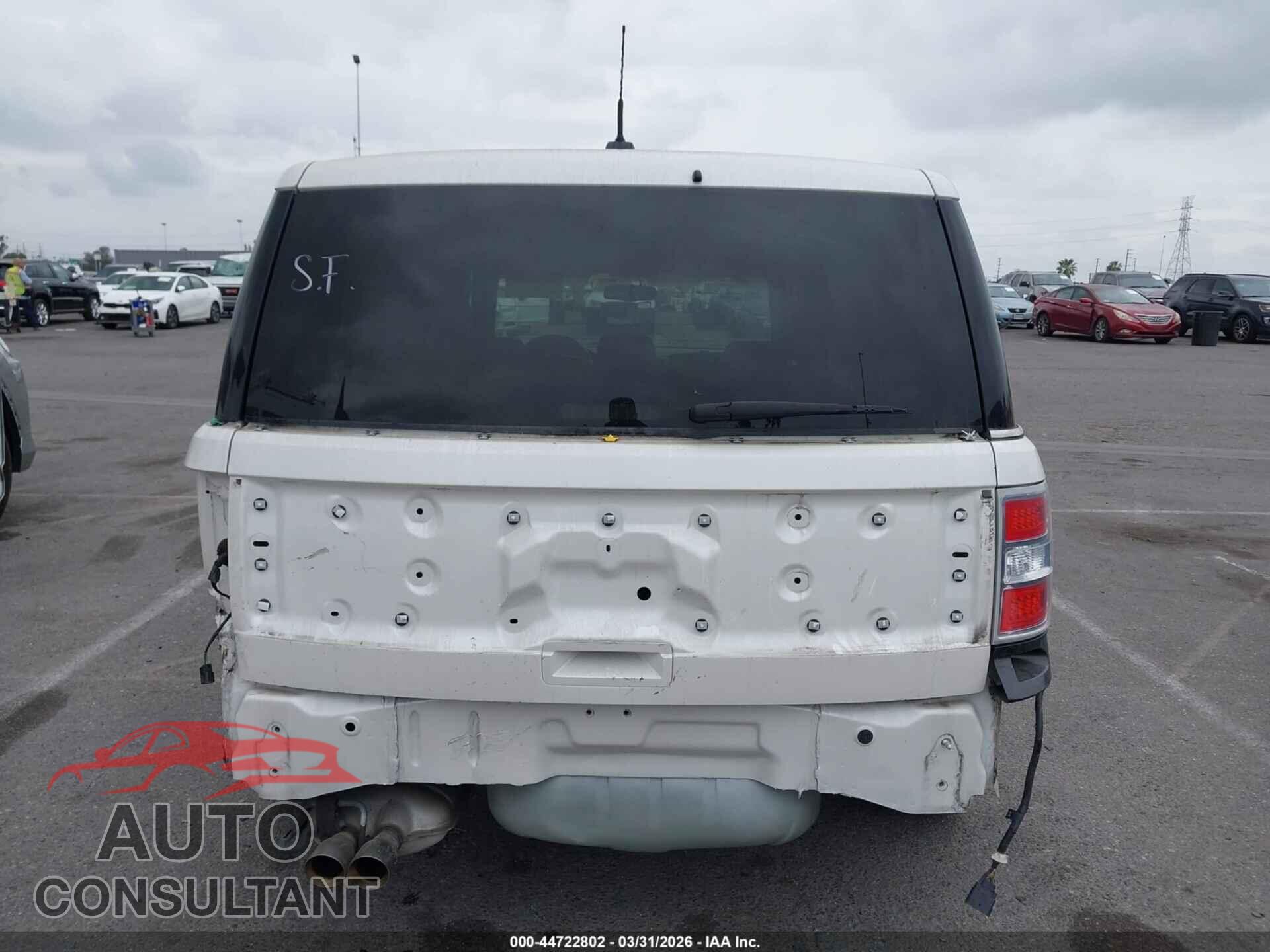 FORD FLEX 2011 - 2FMGK5DC6BBD35058