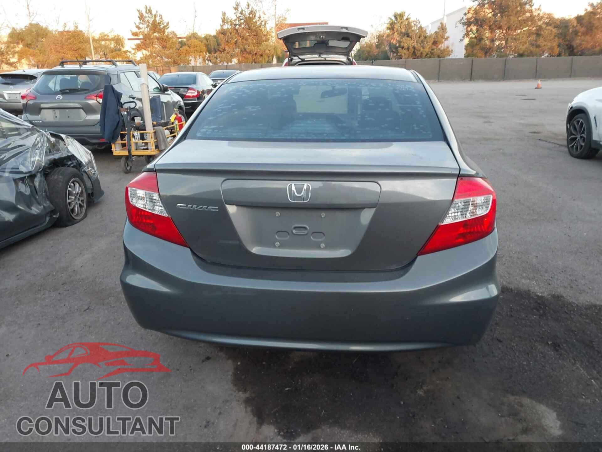 HONDA CIVIC 2012 - 2HGFB2F56CH314563