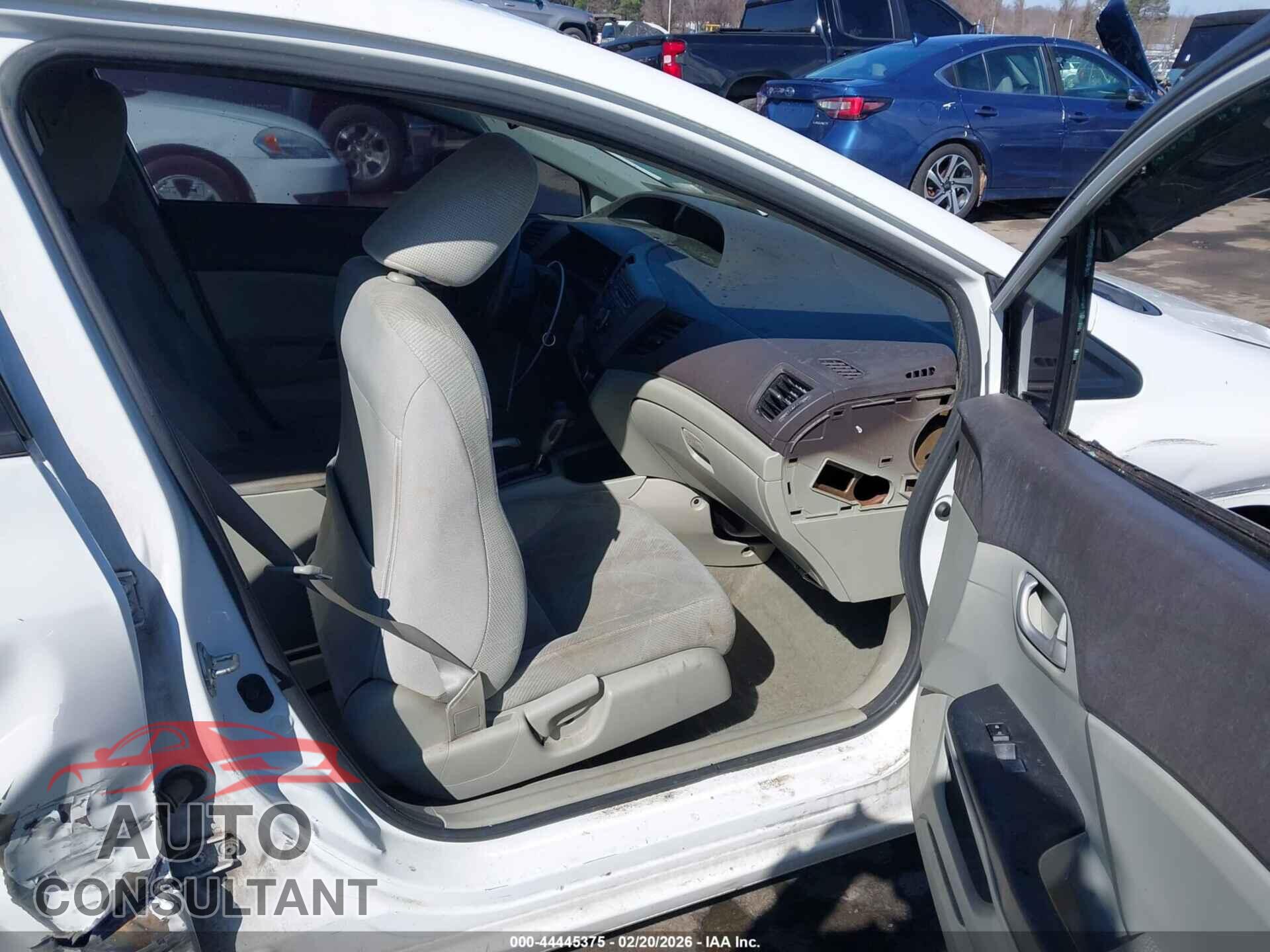 HONDA CIVIC 2012 - 2HGFB2F57CH314183