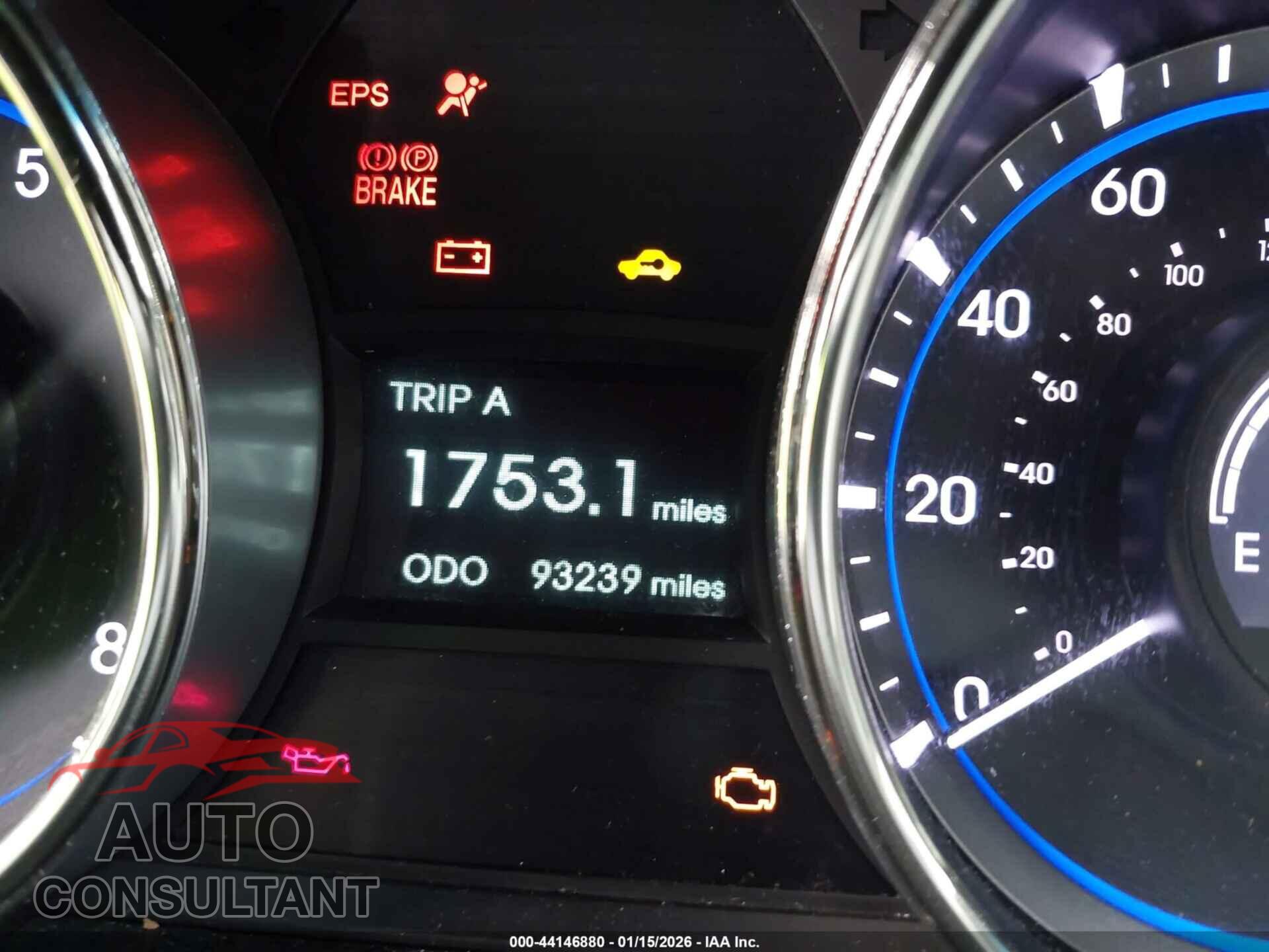HYUNDAI SONATA 2011 - 5NPEC4AB0BH303614