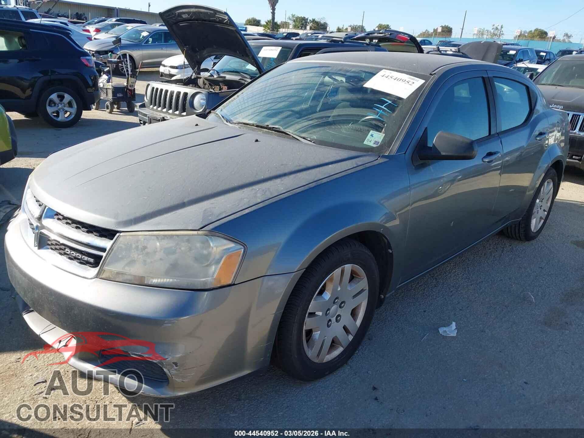 DODGE AVENGER 2012 - 1C3CDZAB4CN196994
