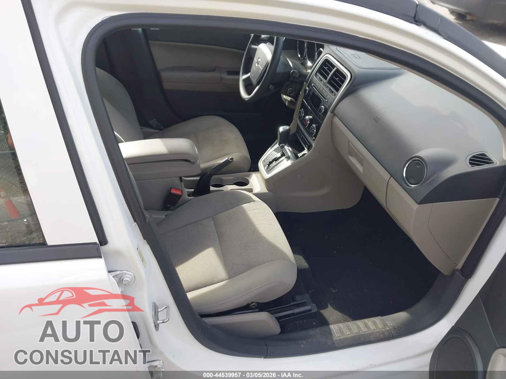 DODGE CALIBER 2012 - 1C3CDWDA5CD529274