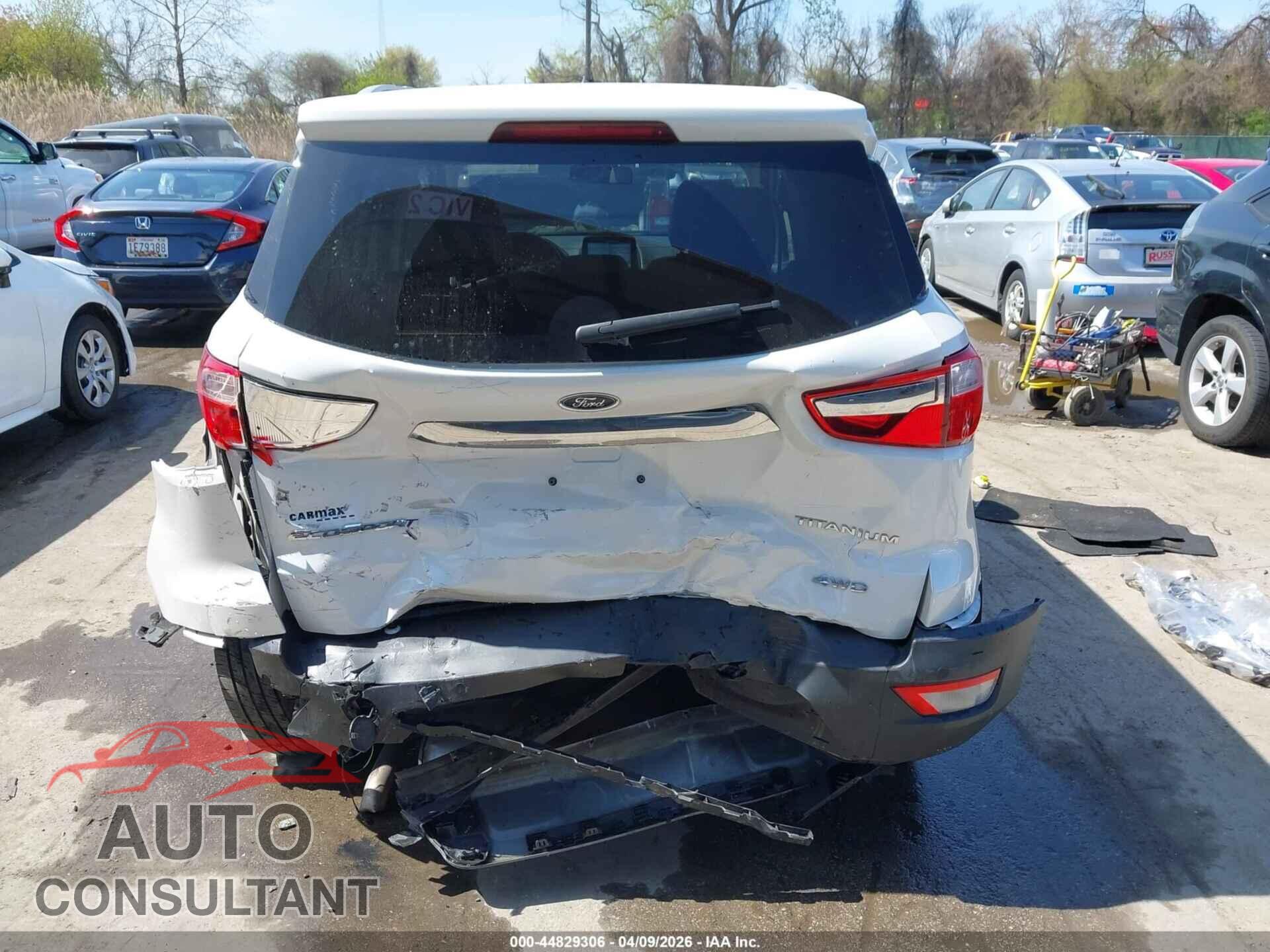 FORD ECOSPORT 2019 - MAJ6S3KL0KC280698
