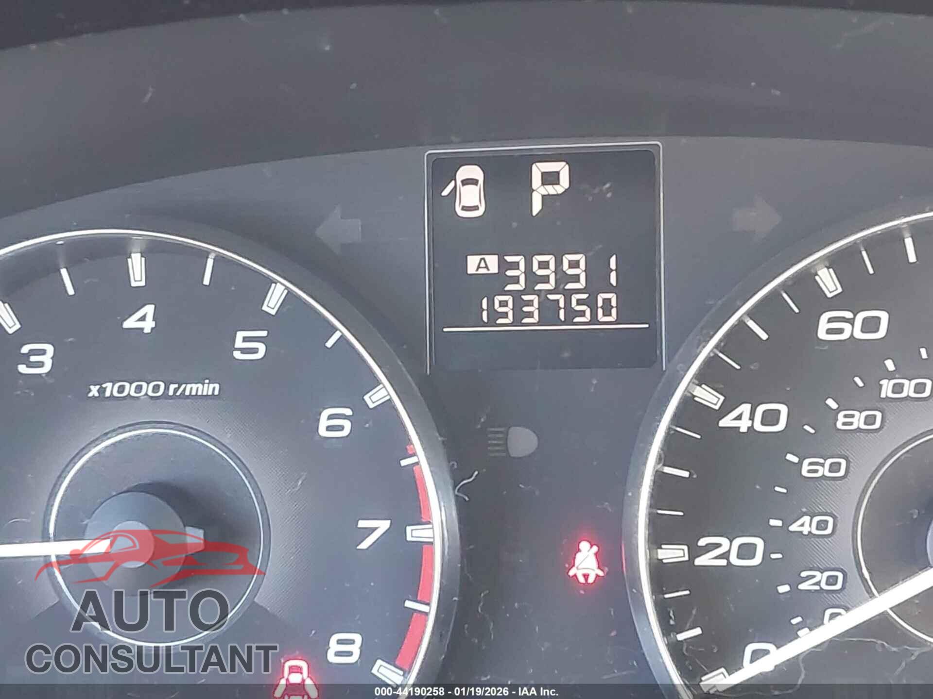 SUBARU OUTBACK 2011 - 4S4BRBAC1B3366825