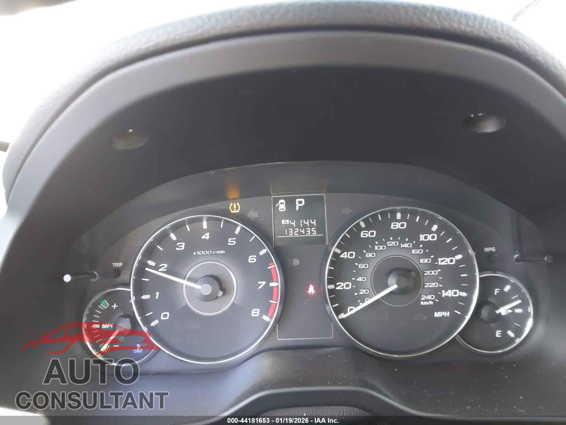 SUBARU LEGACY 2012 - 4S3BMCC68C3030929