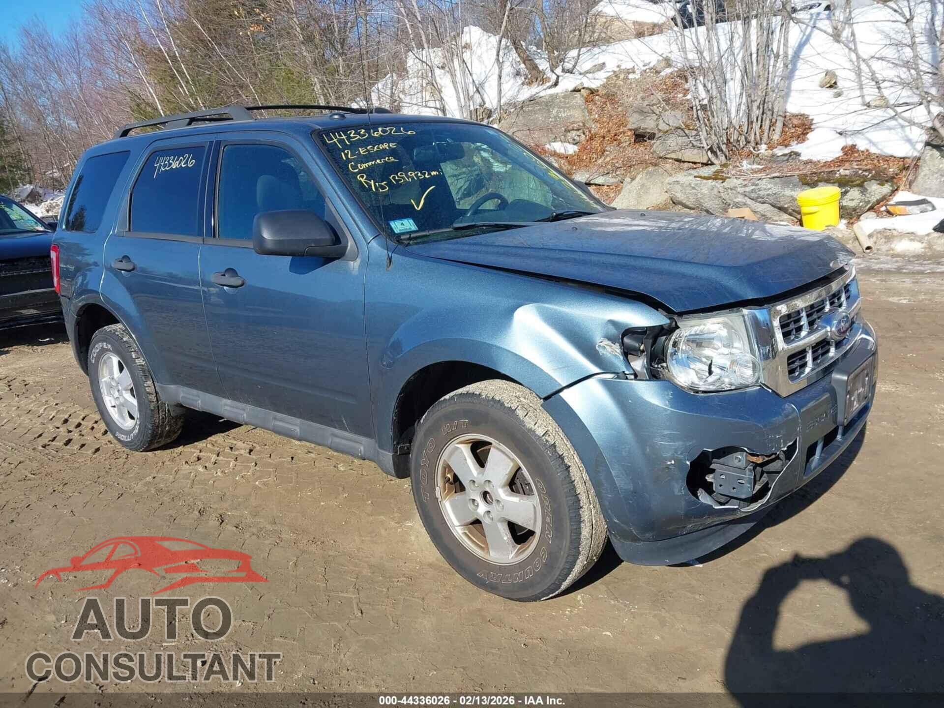 FORD ESCAPE 2012 - 1FMCU9DG4CKA54435