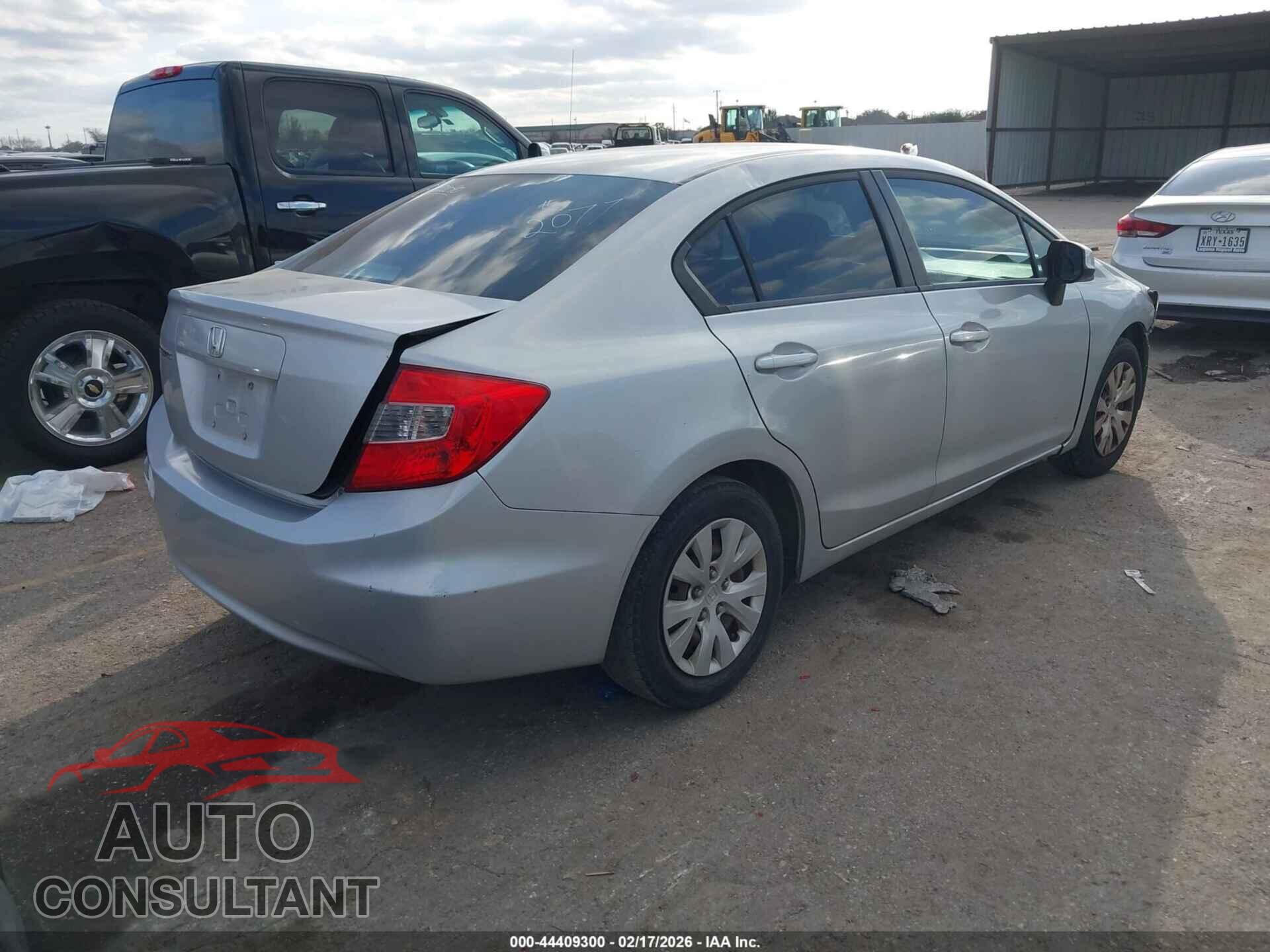 HONDA CIVIC 2012 - 19XFB2F5XCE072077