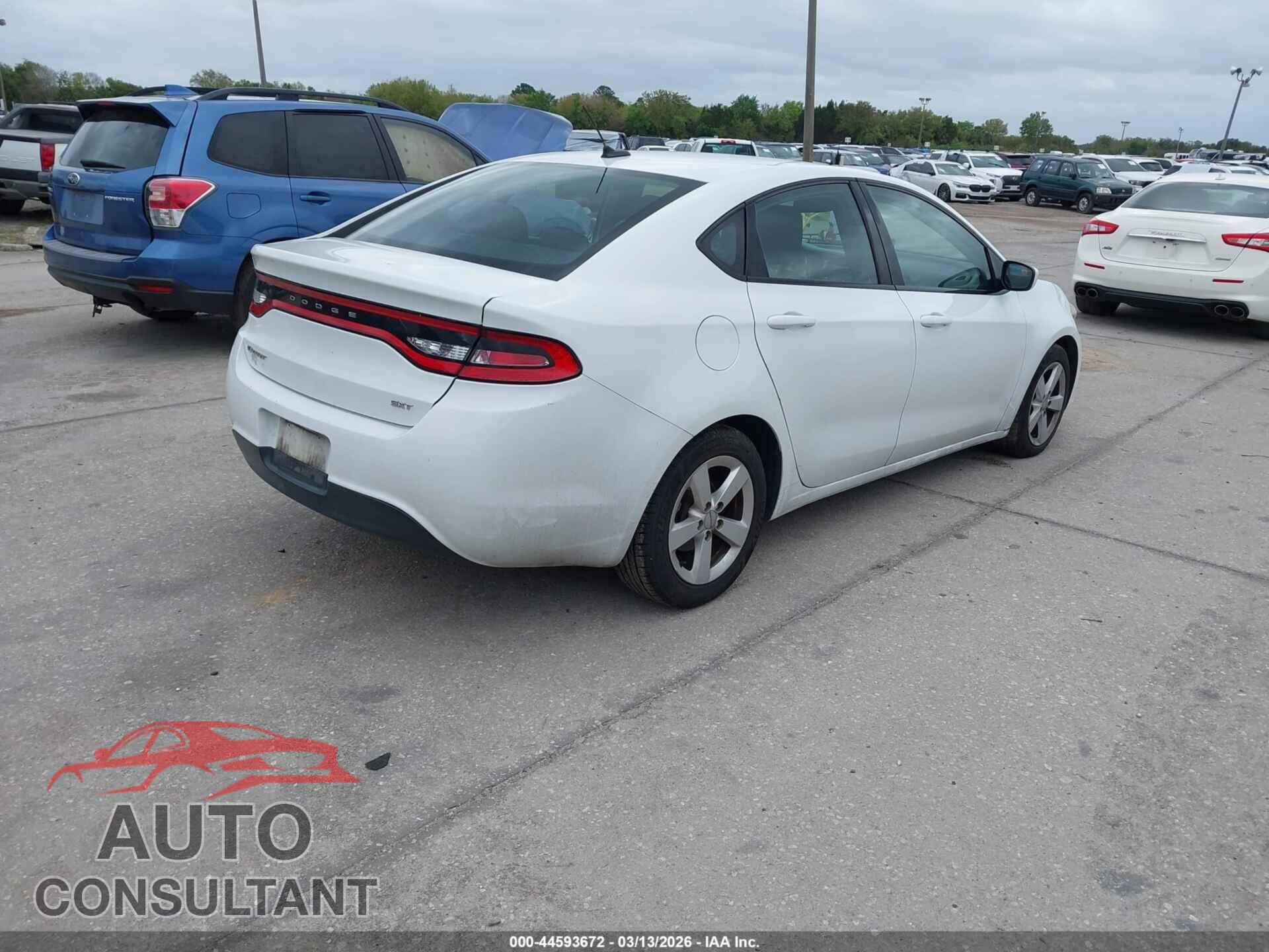 DODGE DART 2015 - 1C3CDFBBXFD251732