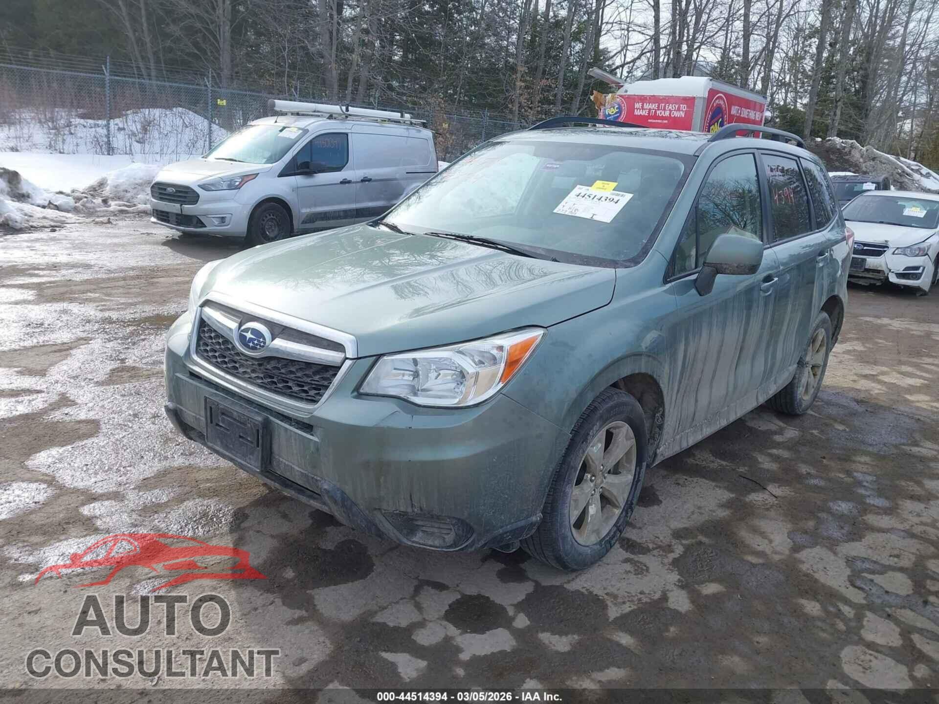 SUBARU FORESTER 2015 - JF2SJADC4FH815636