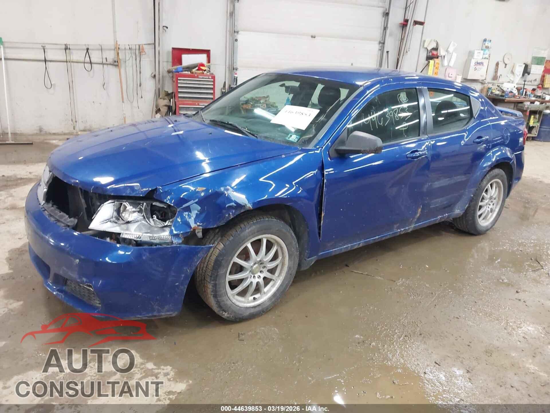 DODGE AVENGER 2013 - 1C3CDZAB6DN755348