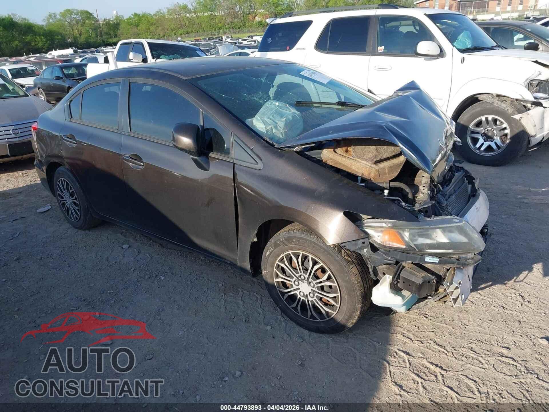 HONDA CIVIC 2013 - 2HGFB2F52DH599280