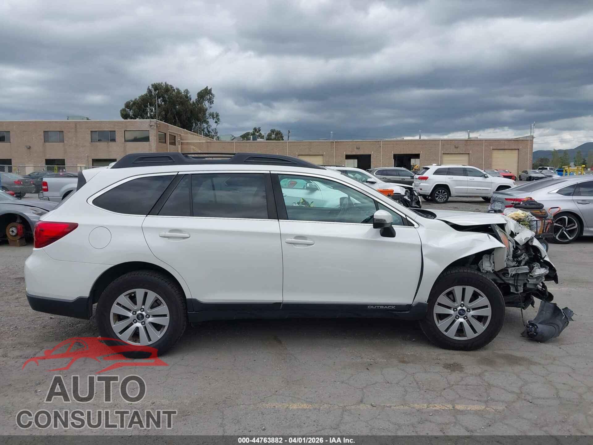SUBARU OUTBACK 2017 - 4S4BSAFCXH3334911