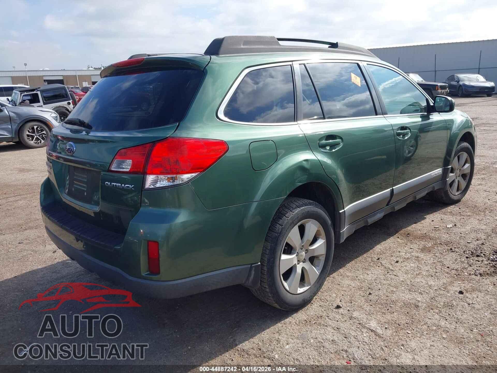 SUBARU OUTBACK 2010 - 4S4BRCFC1A3312194