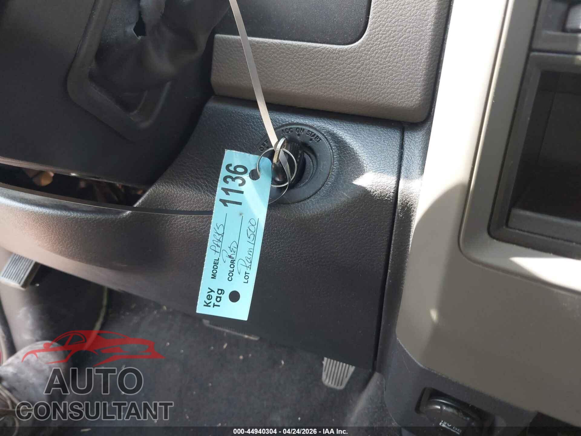 DODGE RAM 1500 2010 - 1D7RB1CPXAS247764