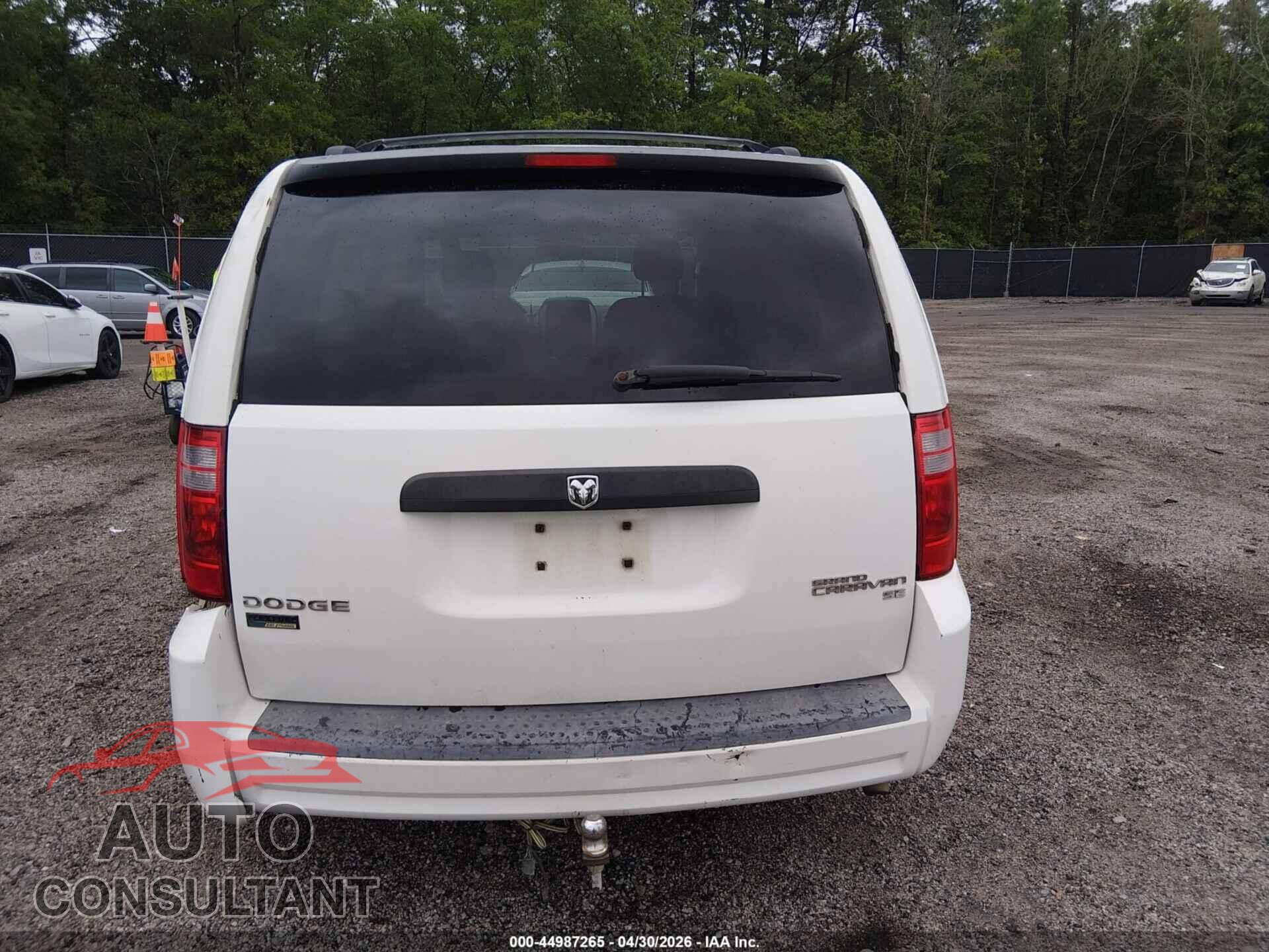 DODGE GRAND CARAVAN 2010 - 2D4RN4DE4AR144781