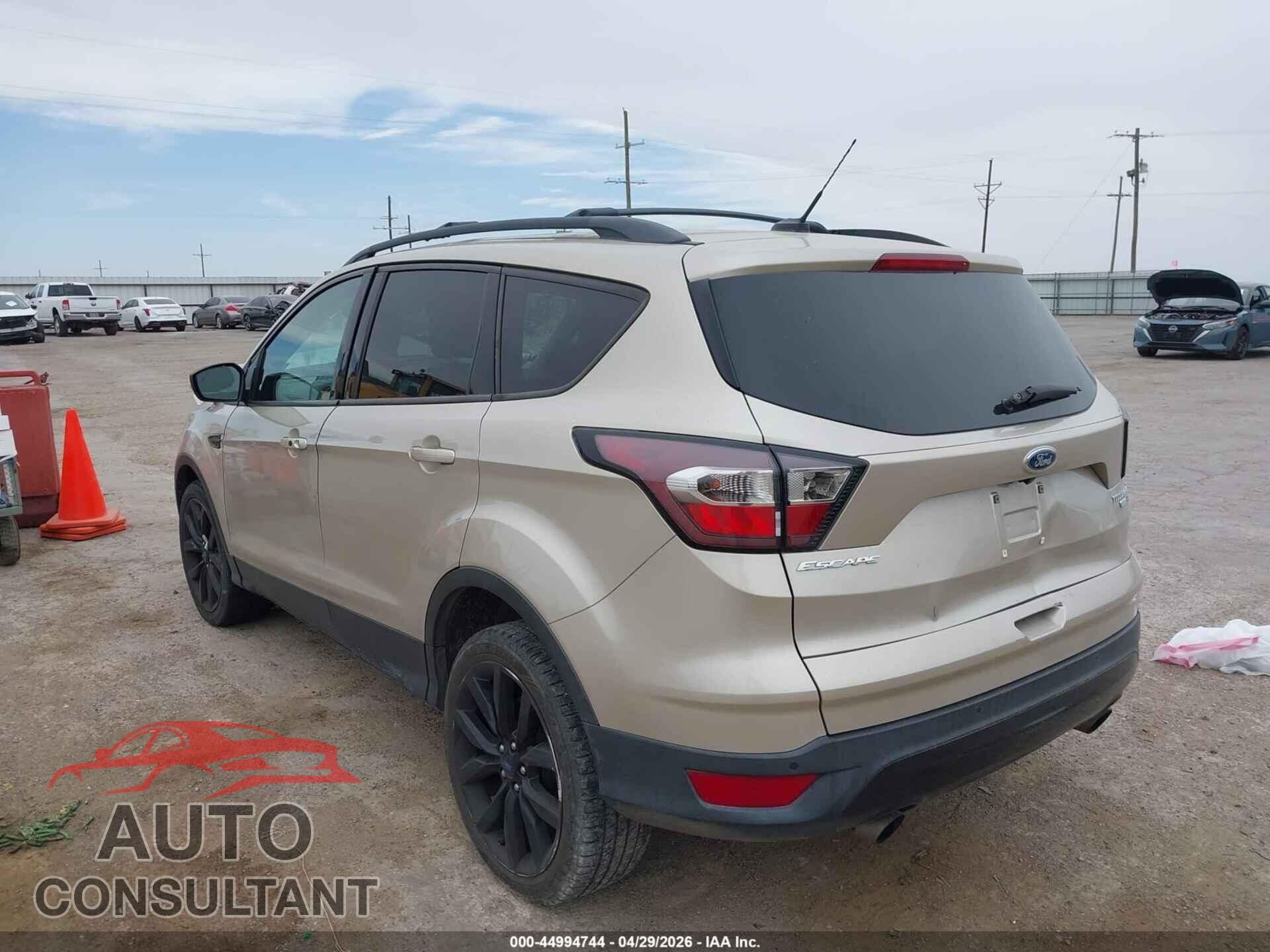 FORD ESCAPE 2017 - 1FMCU9J98HUB55527