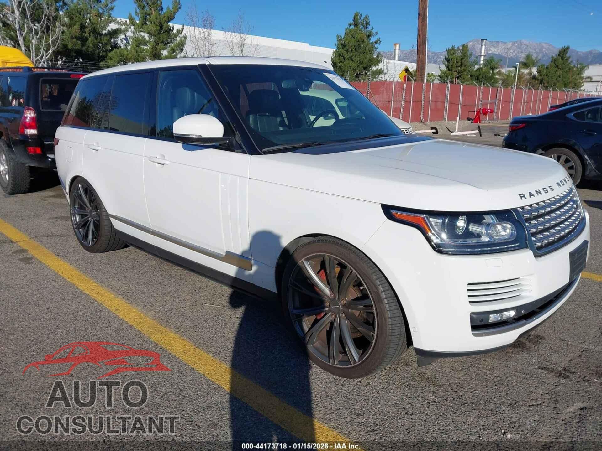 LAND ROVER RANGE ROVER 2013 - SALGS2DF8DA106417