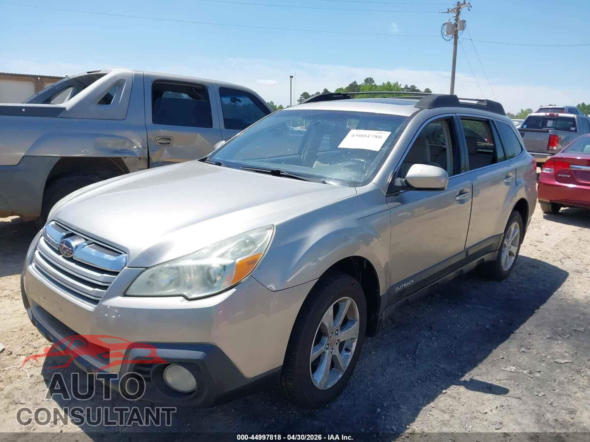 SUBARU OUTBACK 2014 - 4S4BRBDC2E3280231