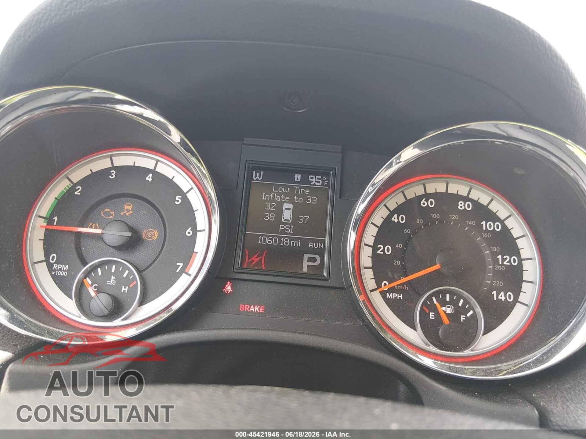 DODGE DURANGO 2013 - 1C4RDJDG5DC674397
