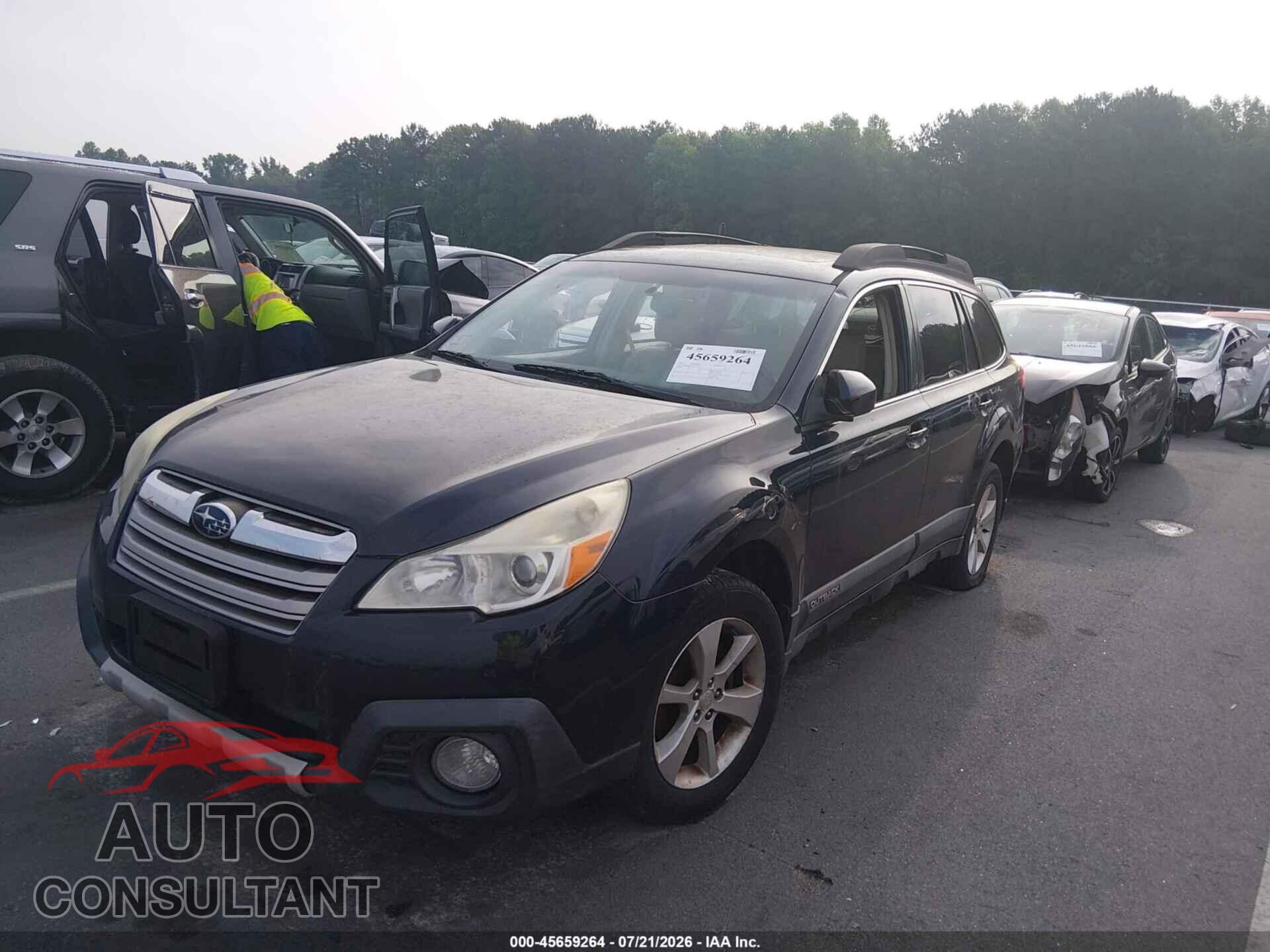 SUBARU OUTBACK 2014 - 4S4BRBLC0E3212317