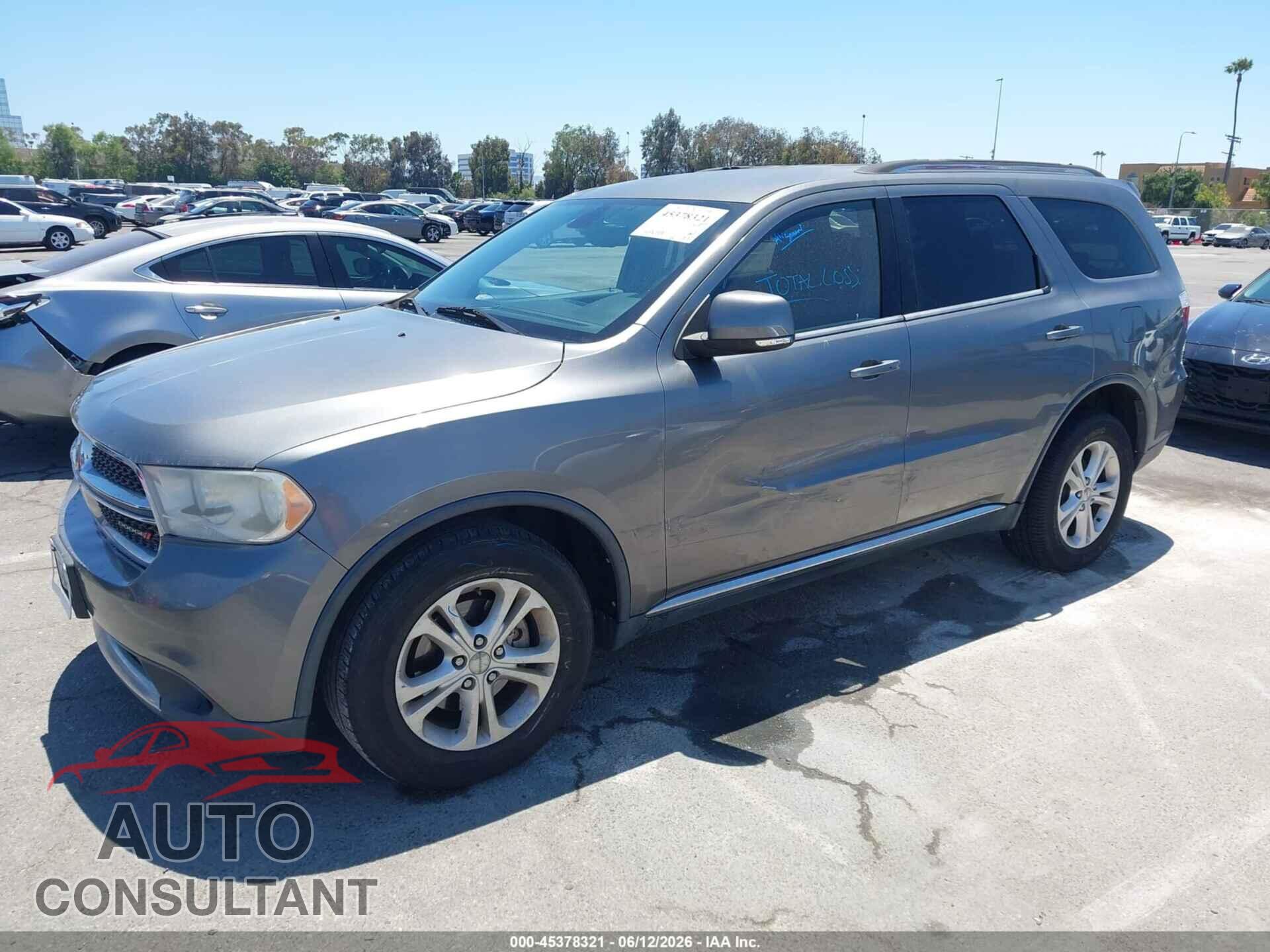 DODGE DURANGO 2012 - 1C4RDJDG8CC247651
