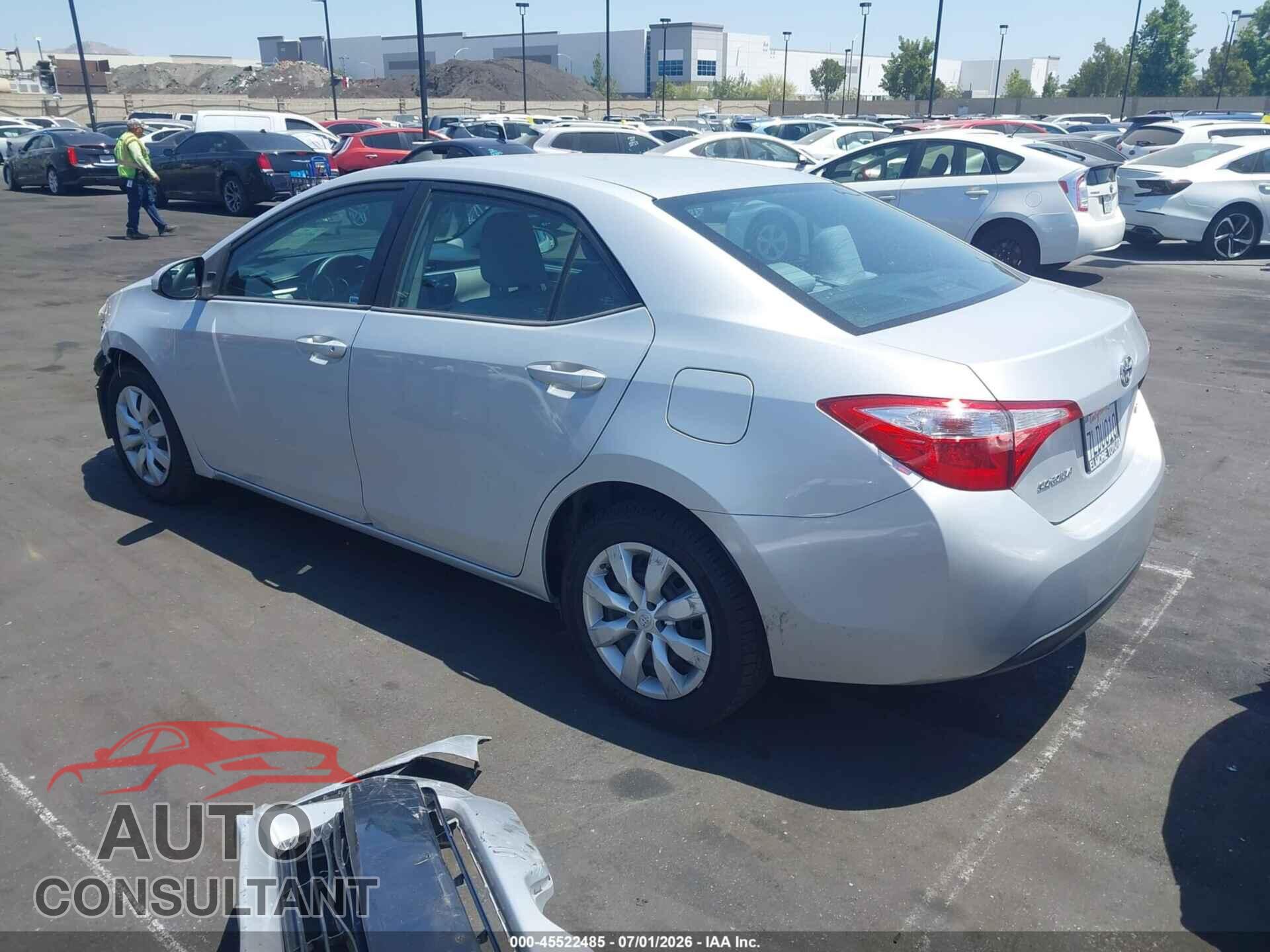 TOYOTA COROLLA 2015 - 2T1BURHE7FC407796