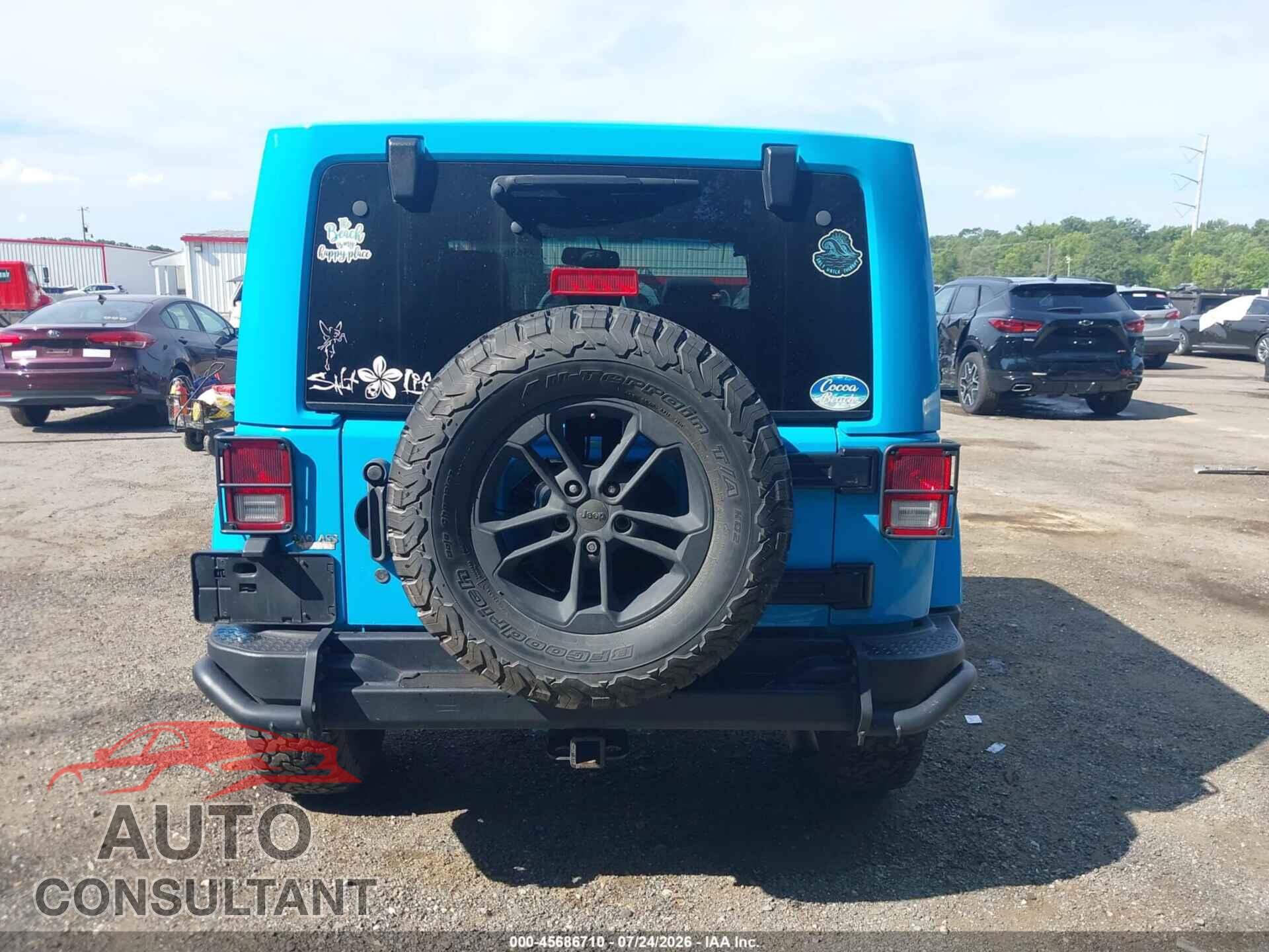 JEEP WRANGLER 2017 - 1C4AJWBG3HL565917