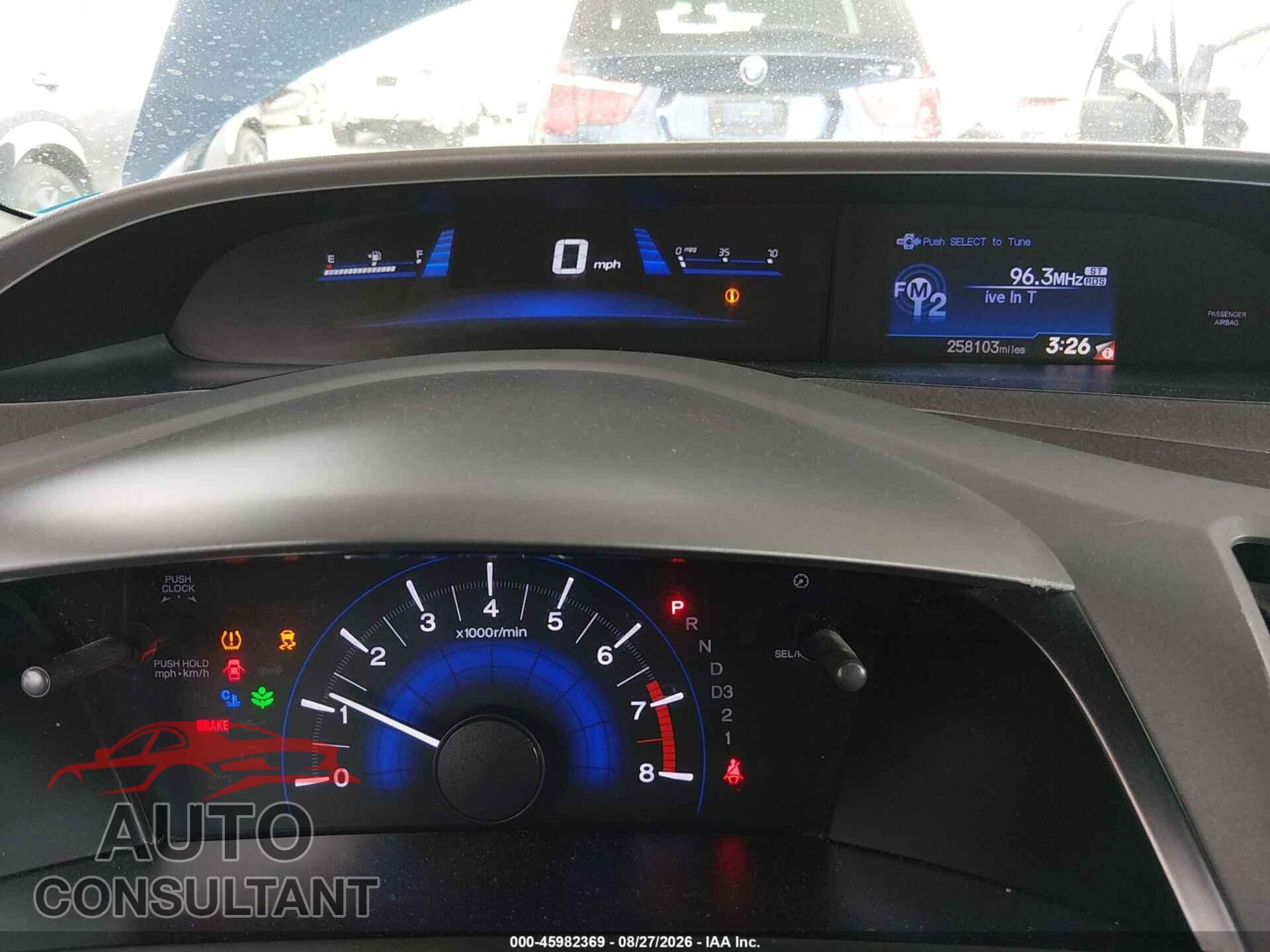 HONDA CIVIC 2012 - 19XFB2F53CE321612