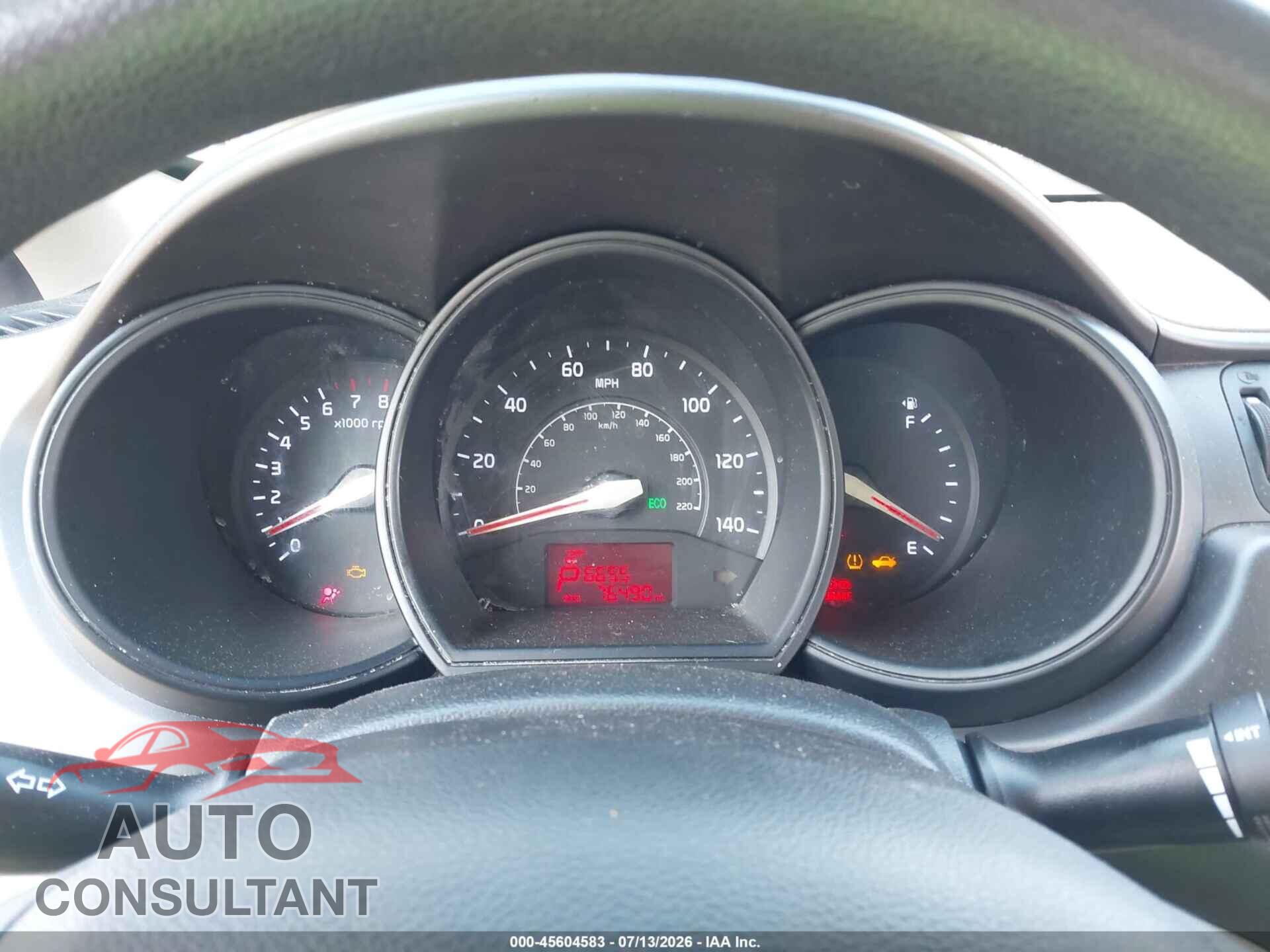 KIA RIO 2013 - KNADN4A32D6216287