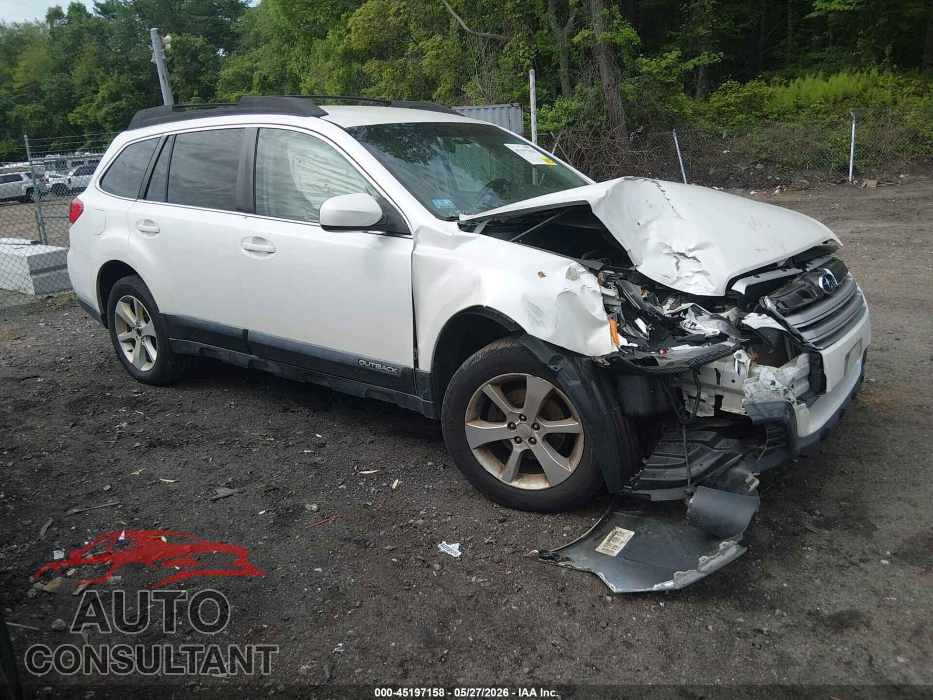 SUBARU OUTBACK 2013 - 4S4BRBCC3D3302723