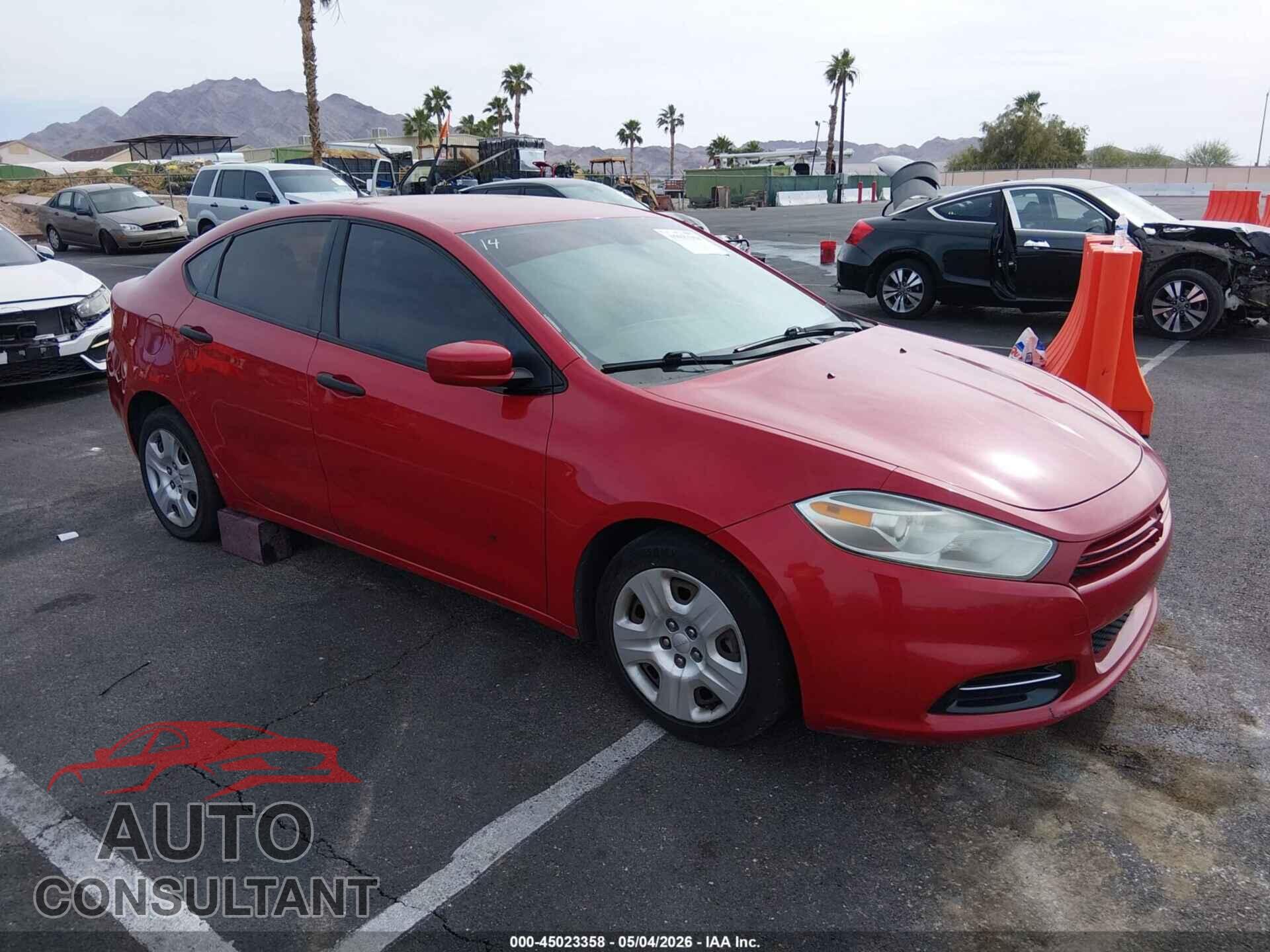 DODGE DART 2013 - 1C3CDFAA7DD175070