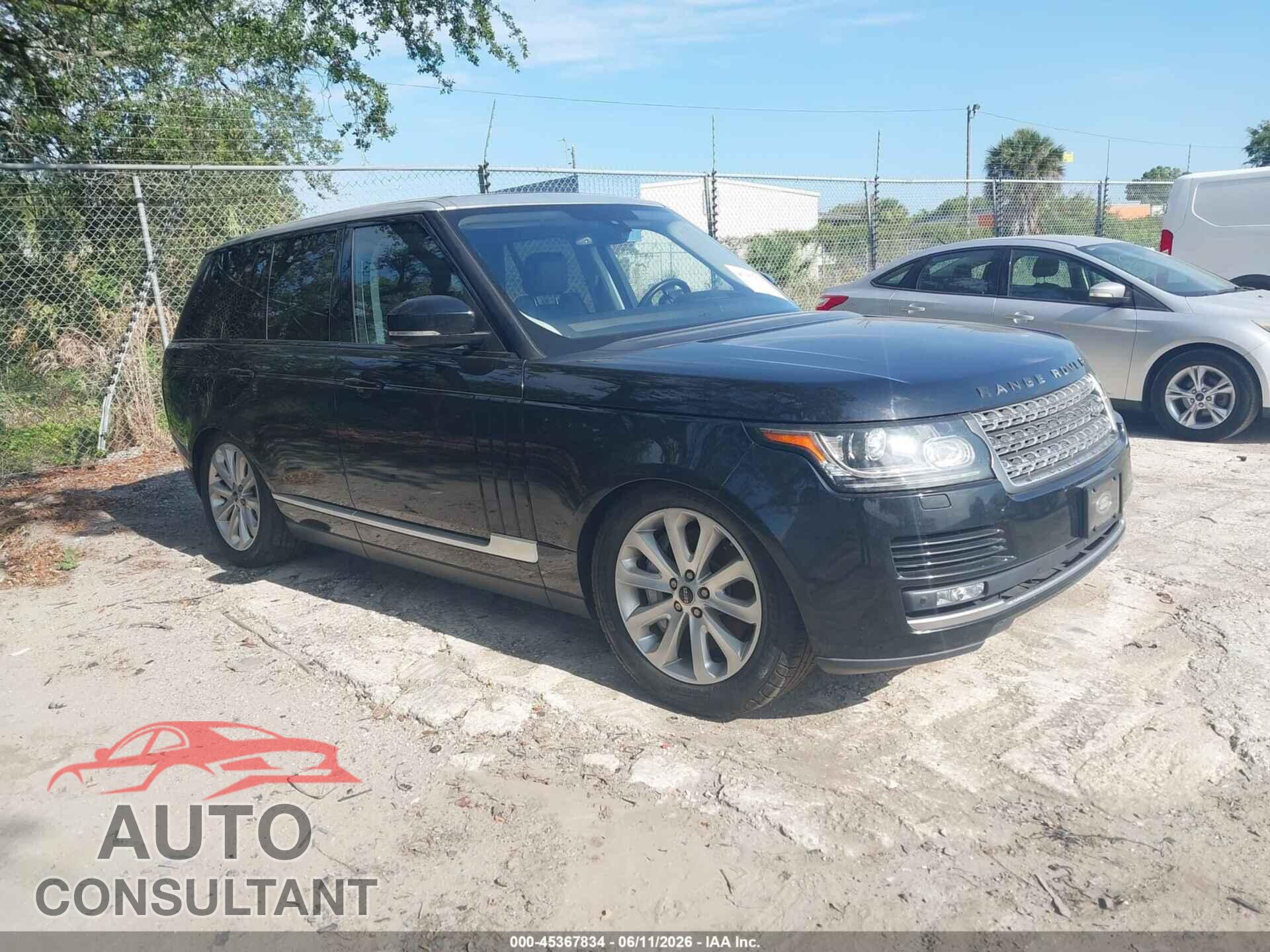 LAND ROVER RANGE ROVER 2016 - SALGS2VF1GA264259