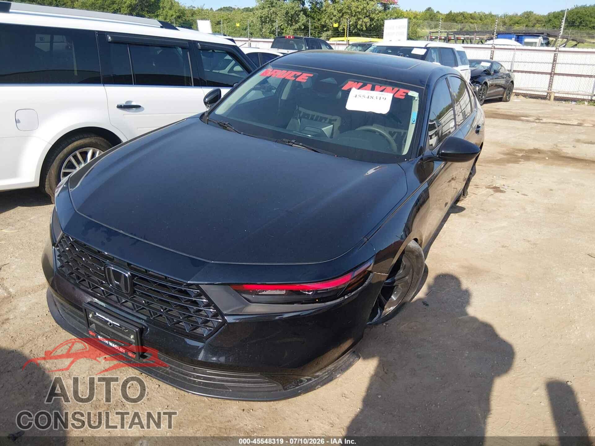 HONDA ACCORD 2025 - 1HGCY1F4XSA013732