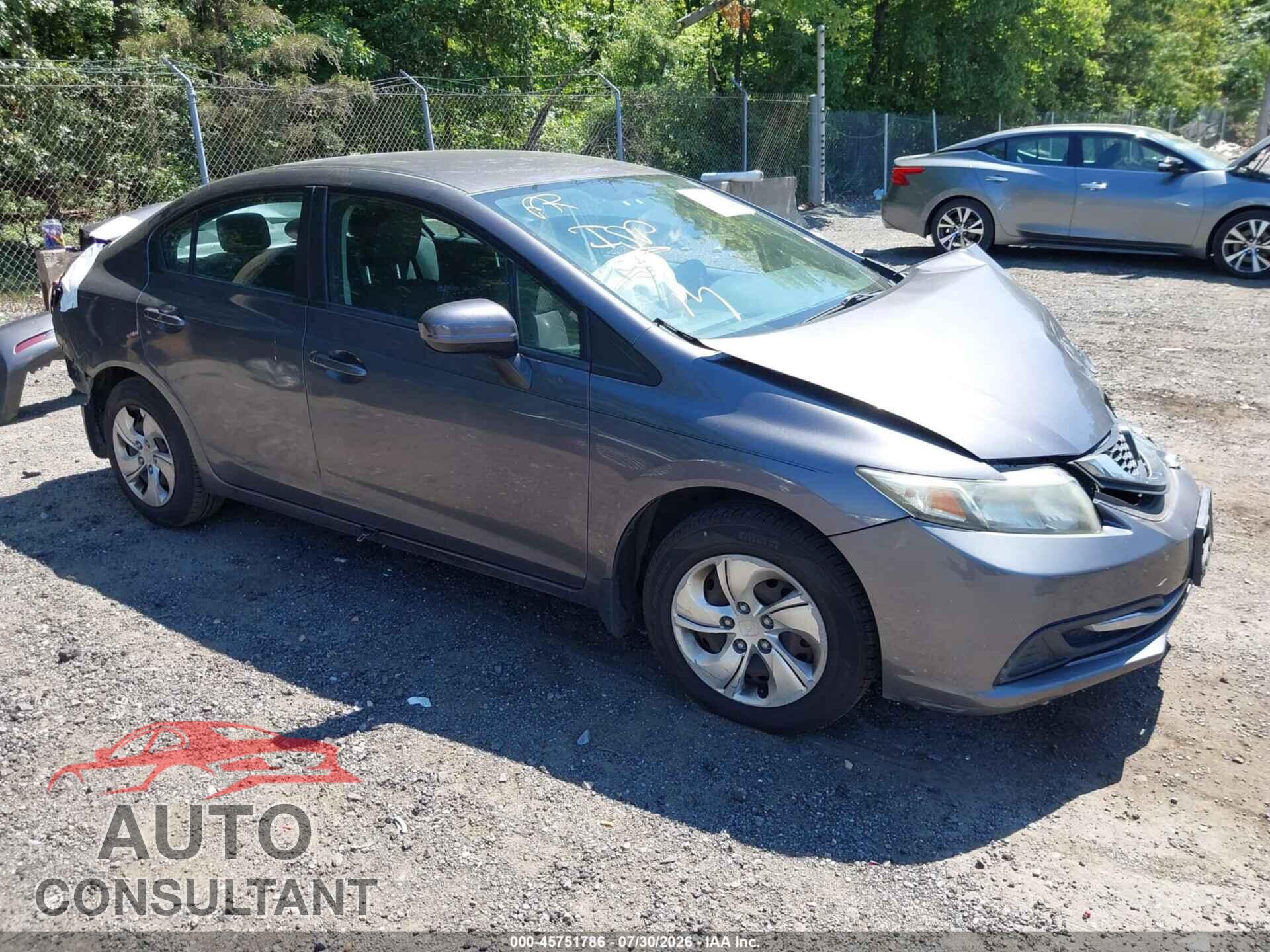 HONDA CIVIC 2014 - 19XFB2F52EE258375