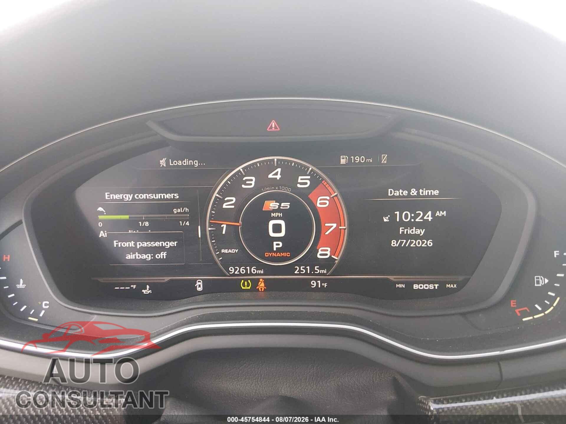 AUDI S5 2018 - WAUC4CF57JA104029