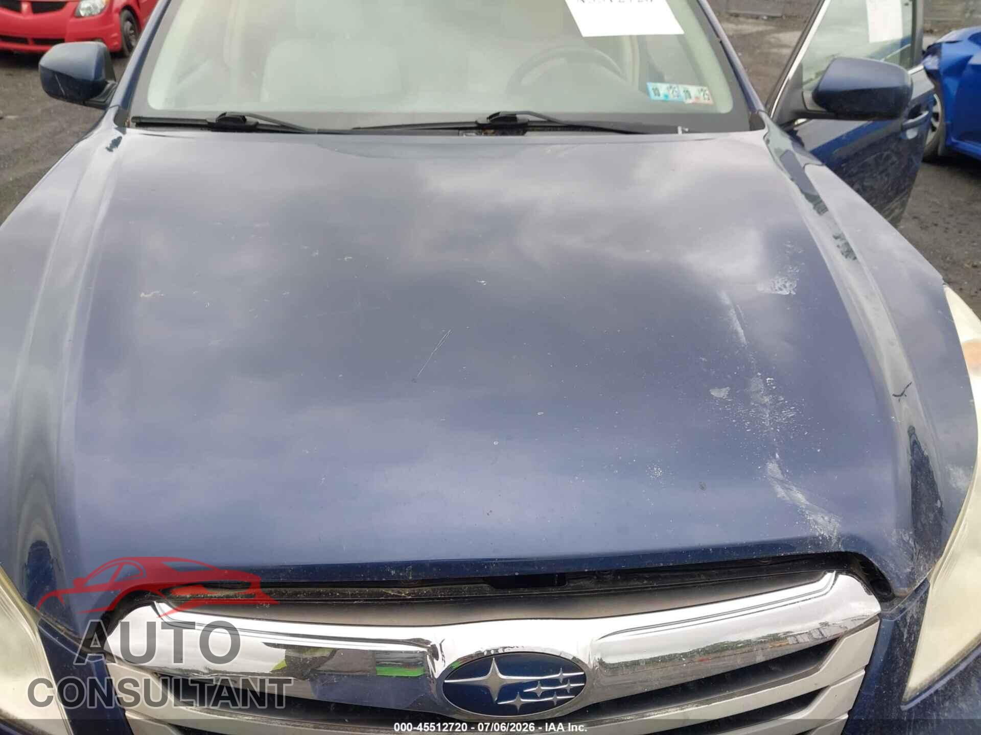 SUBARU OUTBACK 2011 - 4S4BRBKC8B3436576