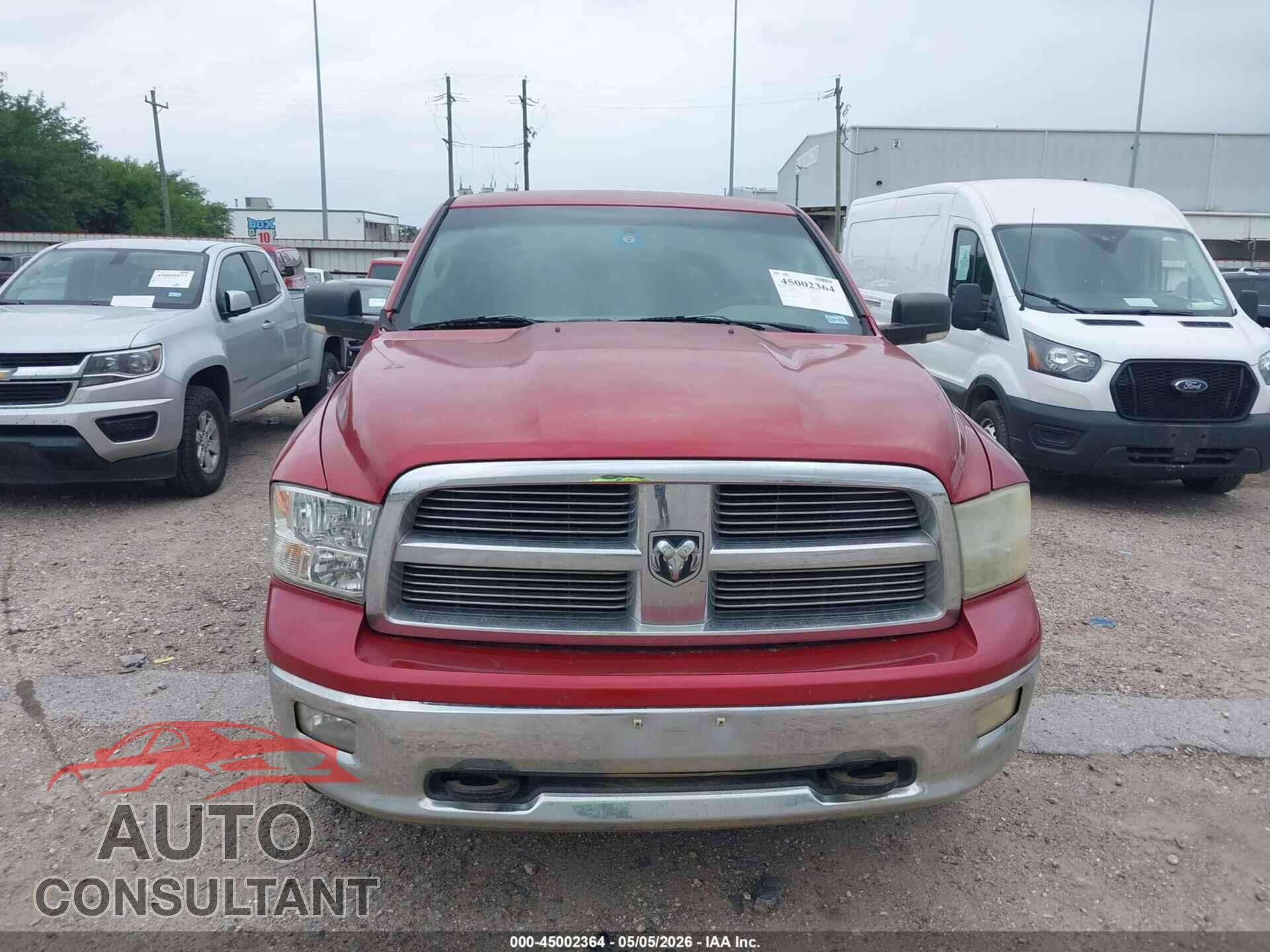 DODGE RAM 1500 2010 - 1D7RB1GT3AS209722