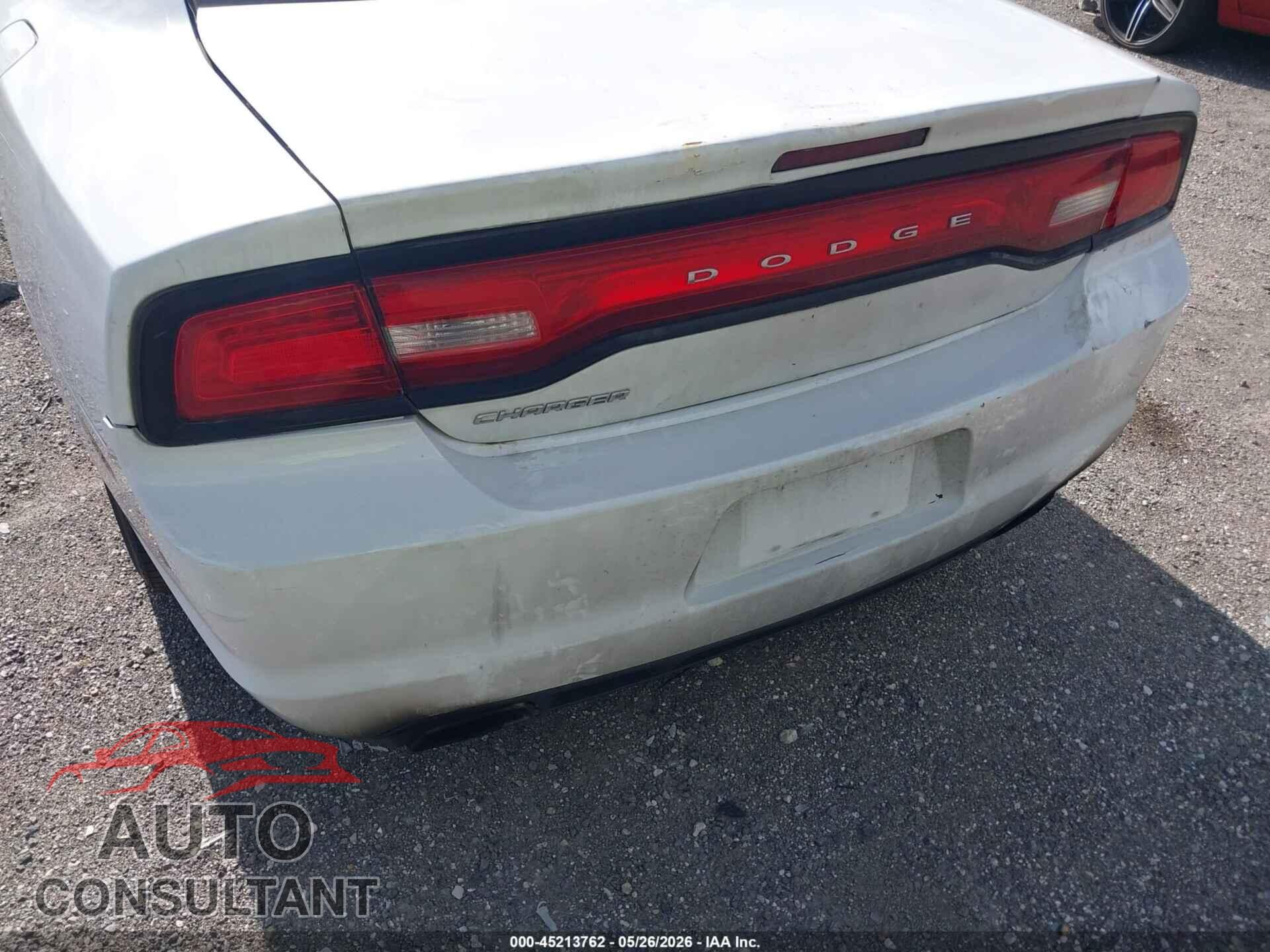 DODGE CHARGER 2012 - 2C3CDXBG2CH143802