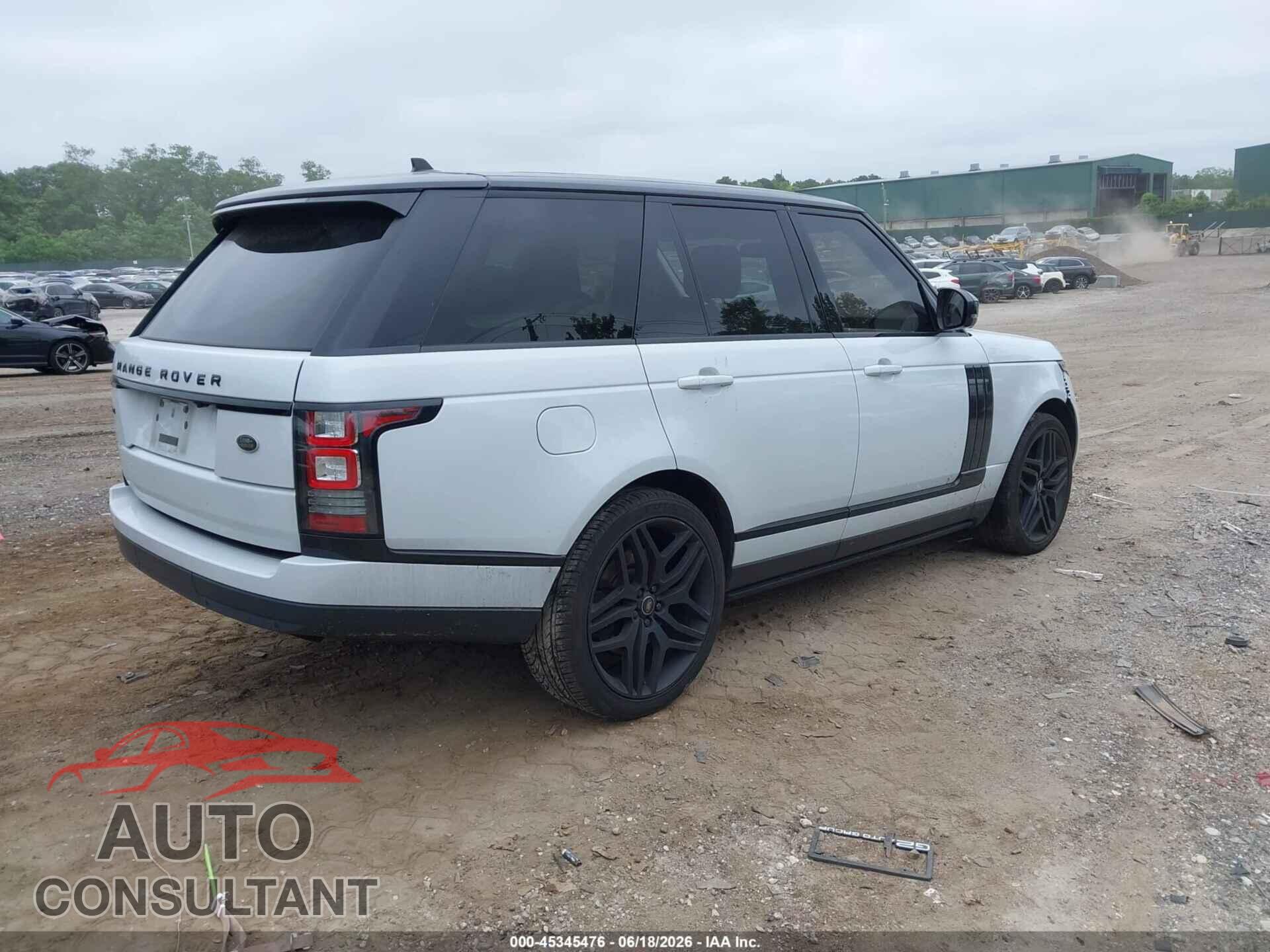 LAND ROVER RANGE ROVER 2016 - SALGS2VF0GA257254