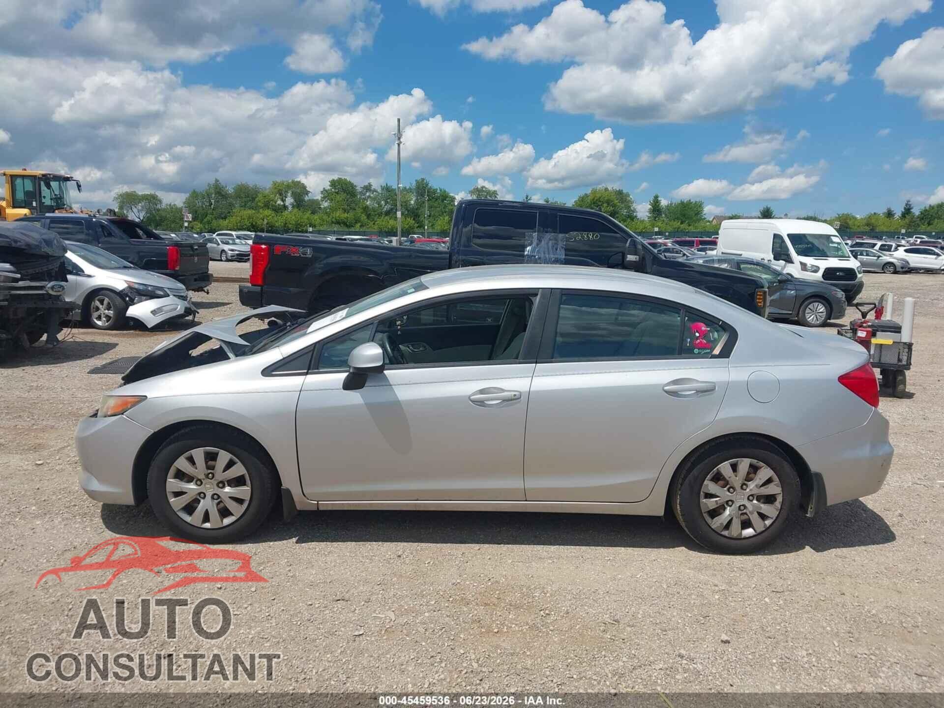 HONDA CIVIC 2012 - 19XFB2F53CE041608