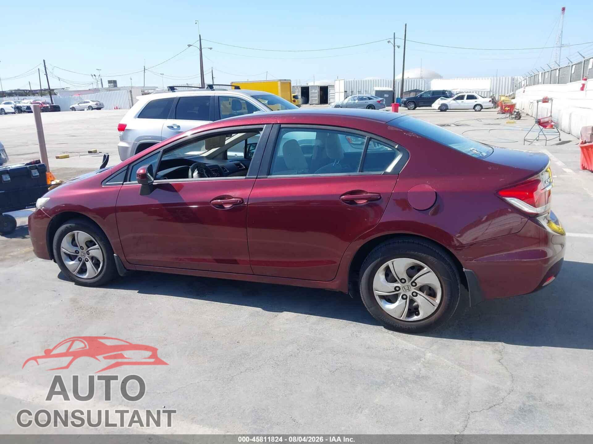 HONDA CIVIC 2014 - 19XFB2F54EE206357