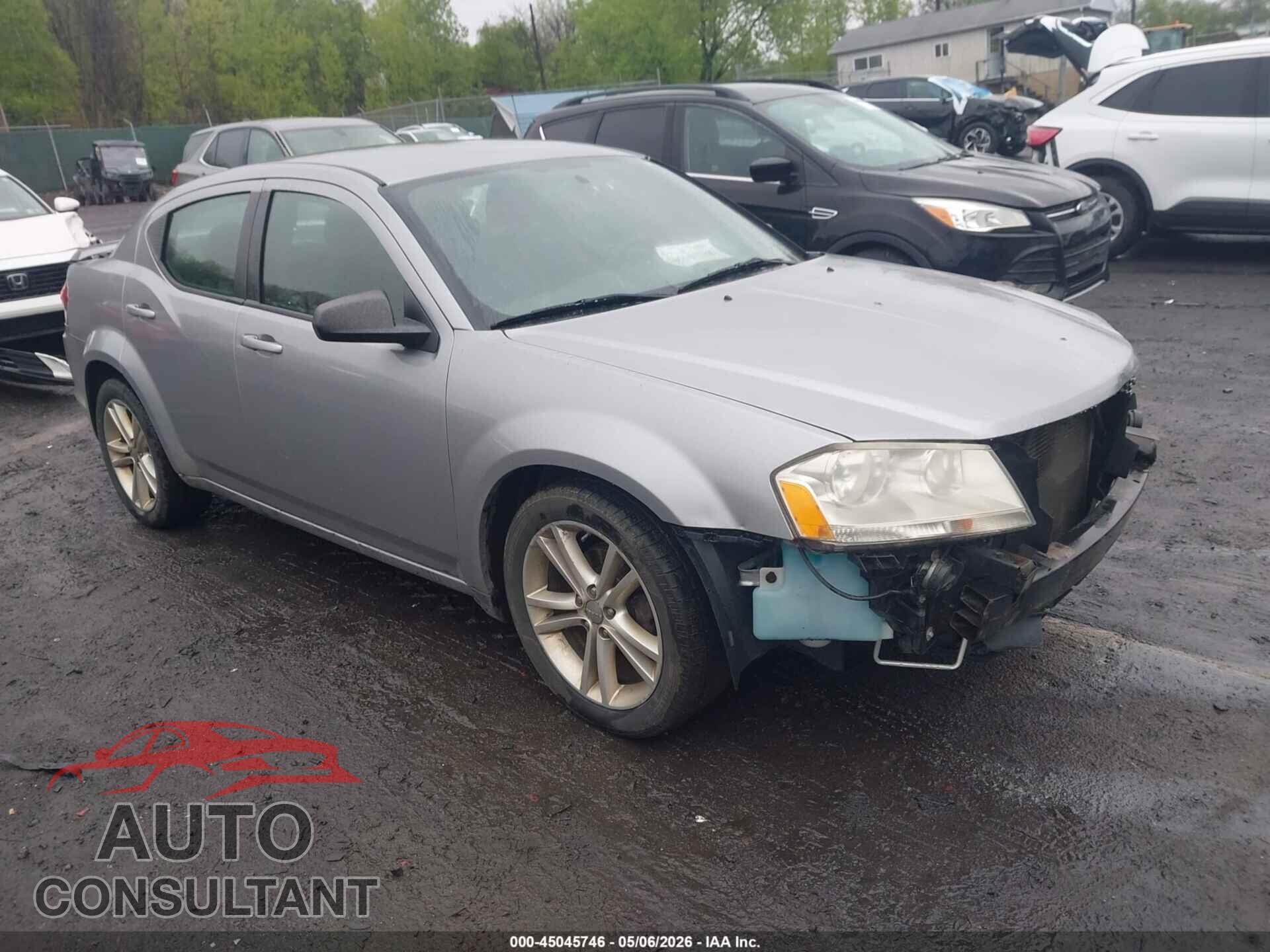 DODGE AVENGER 2013 - 1C3CDZAG1DN581880