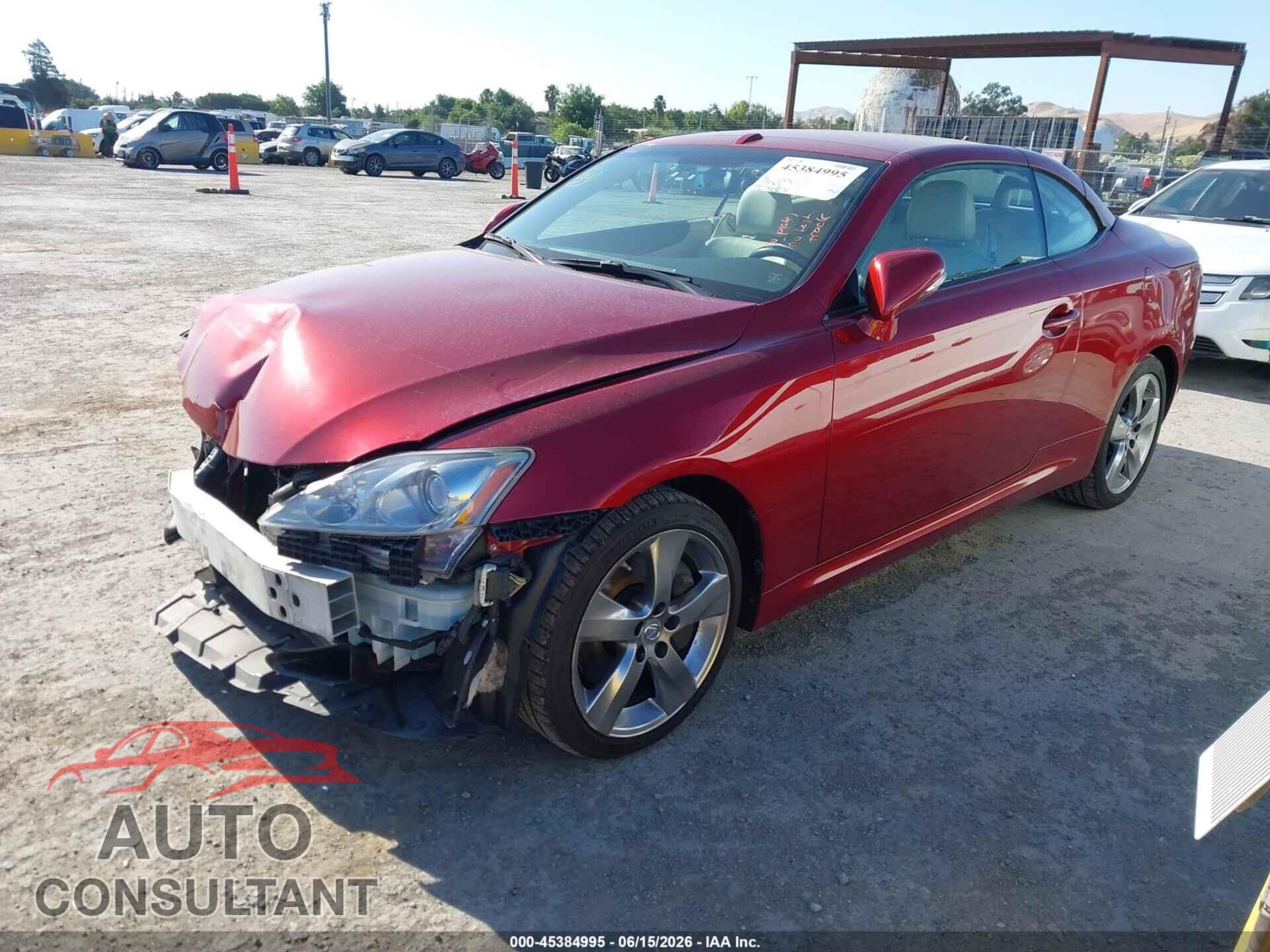LEXUS IS 350C 2010 - JTHFE2C29A2500862