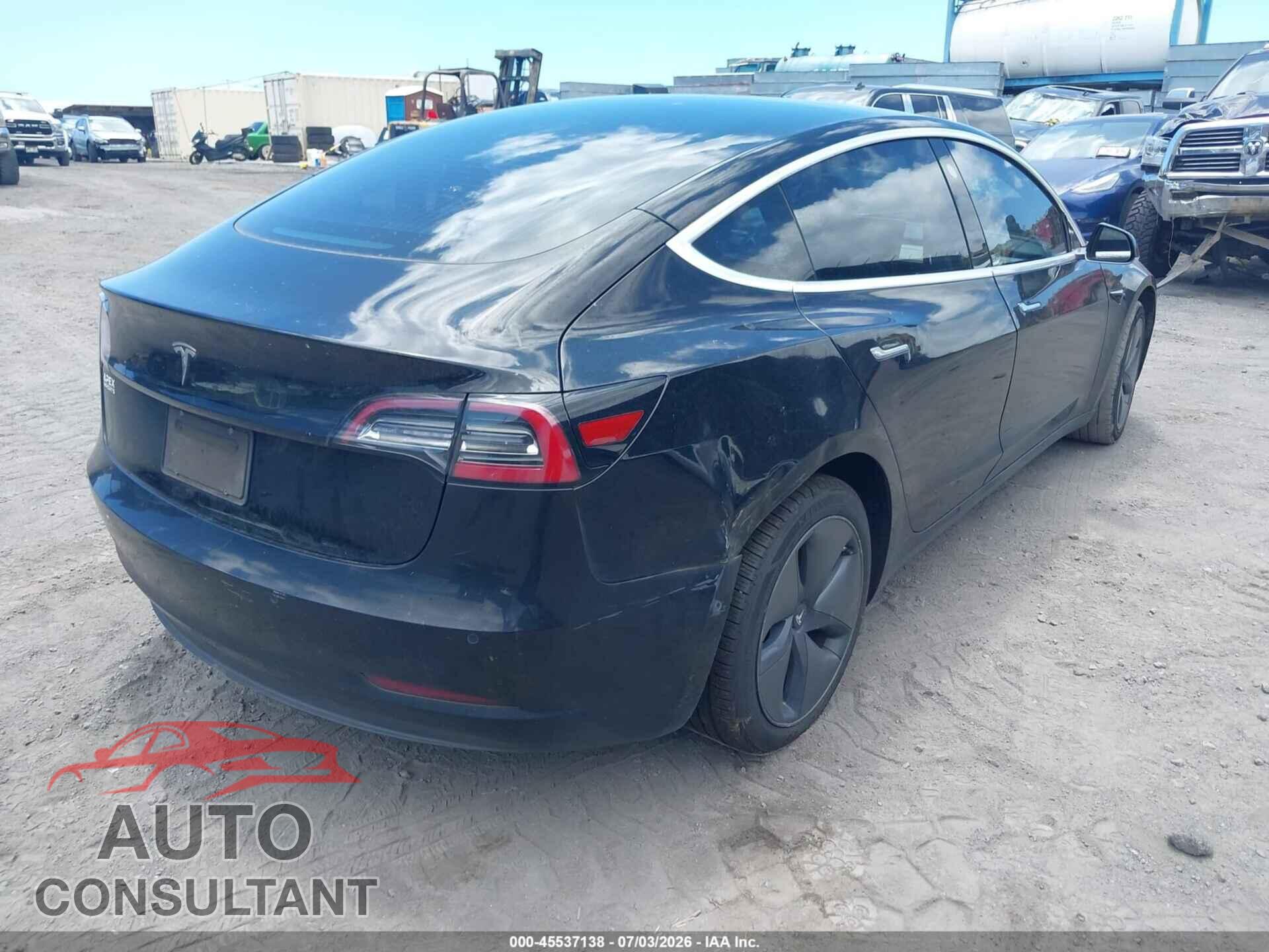 TESLA MODEL 3 2019 - 5YJ3E1EA2KF396118